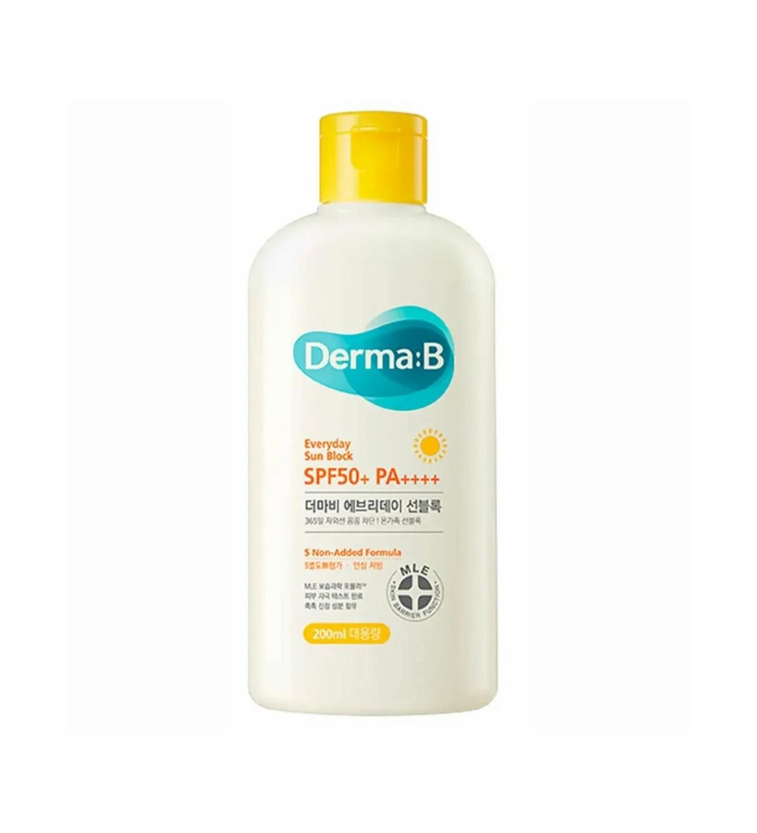 Derma B Sunscreen for face and body 2-in-1 SPF50+PA ++++ - Buy Online on GoSupps.com