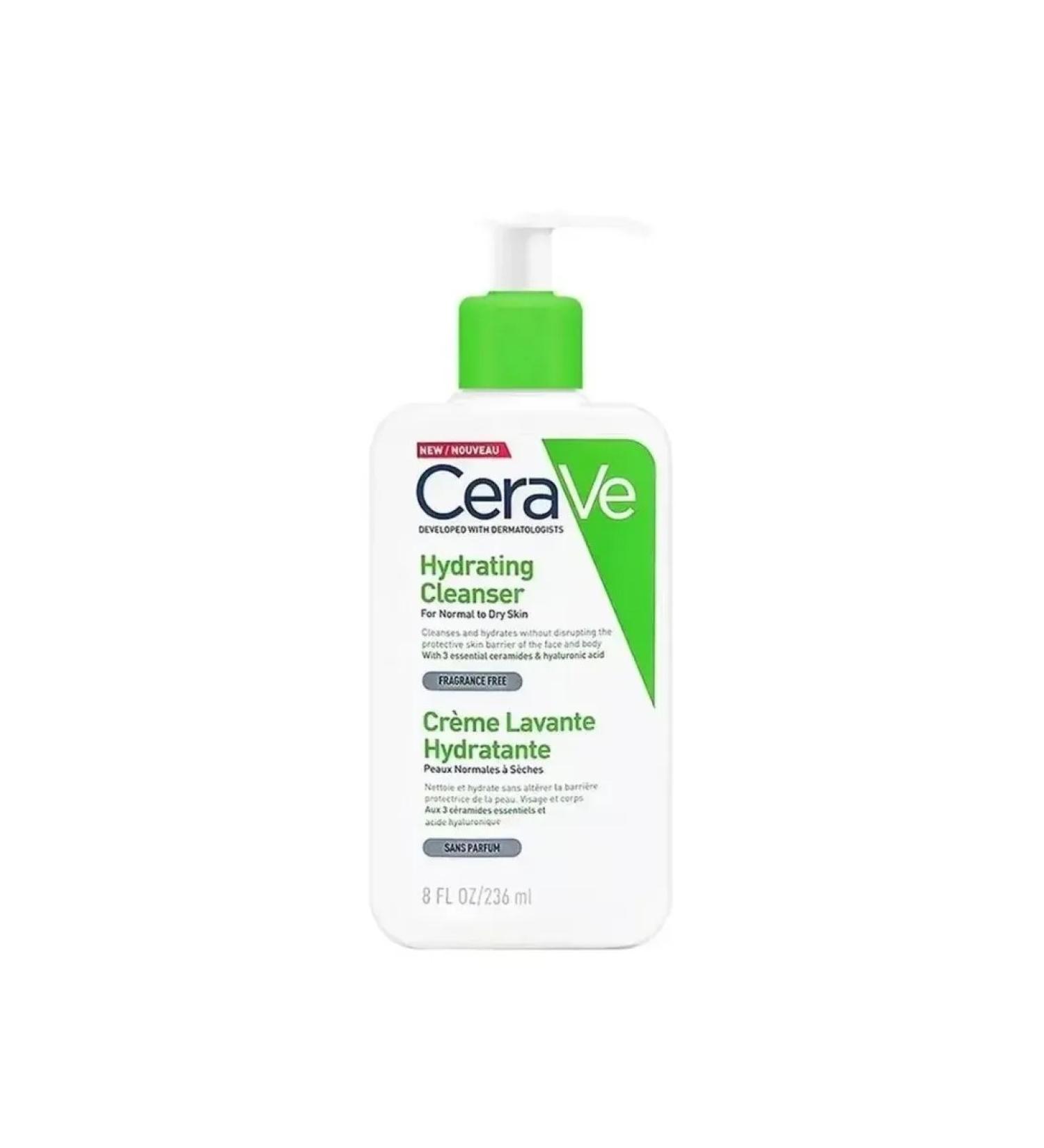 CeraVe Cream Cleaning Hydrating Facial Cleanser 236ml - Buy Online on GoSupps.com