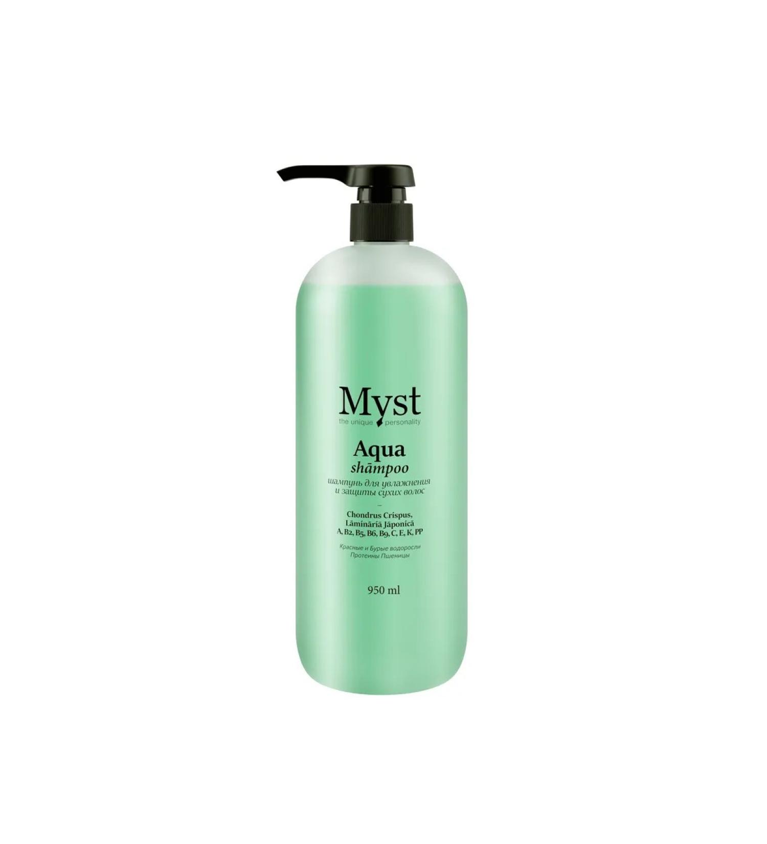 Myst Shampoo for moisturizing and protecting dry hair