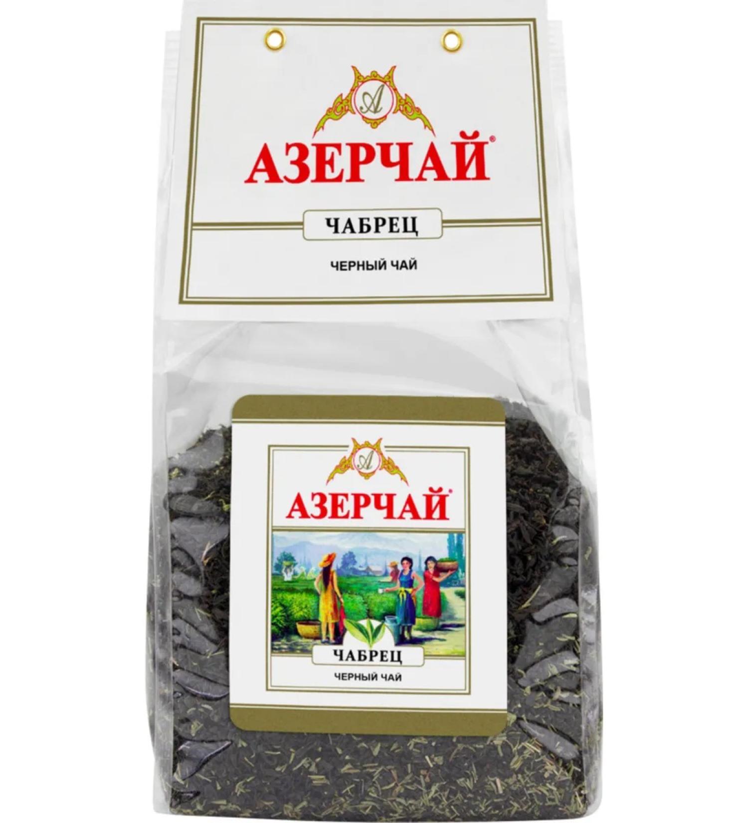 Azerchay Black leaf tea with thyme m y (Russia) 400g - Buy Online on GoSupps.com