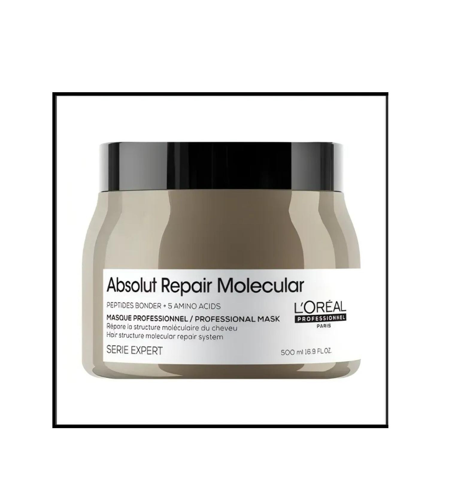L'Oreal Professionnel Concentrated mask Absolut Repair Molecular 500 ml - Buy Online on GoSupps.com