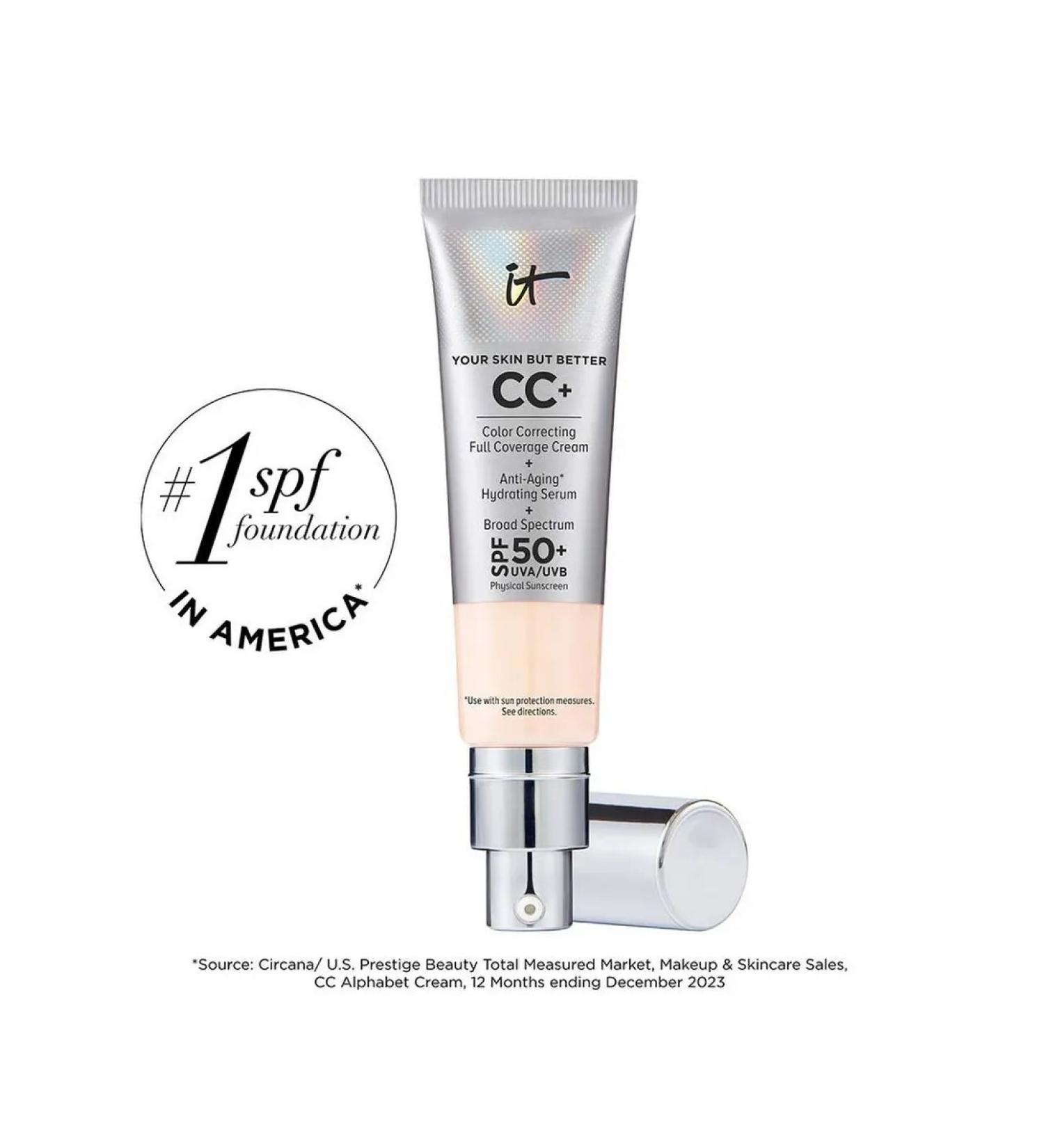 It Cosmetics CC+ Cream Coverance Foundation SPF 50+ (shade Fair Beige) - Buy Online on GoSupps.com