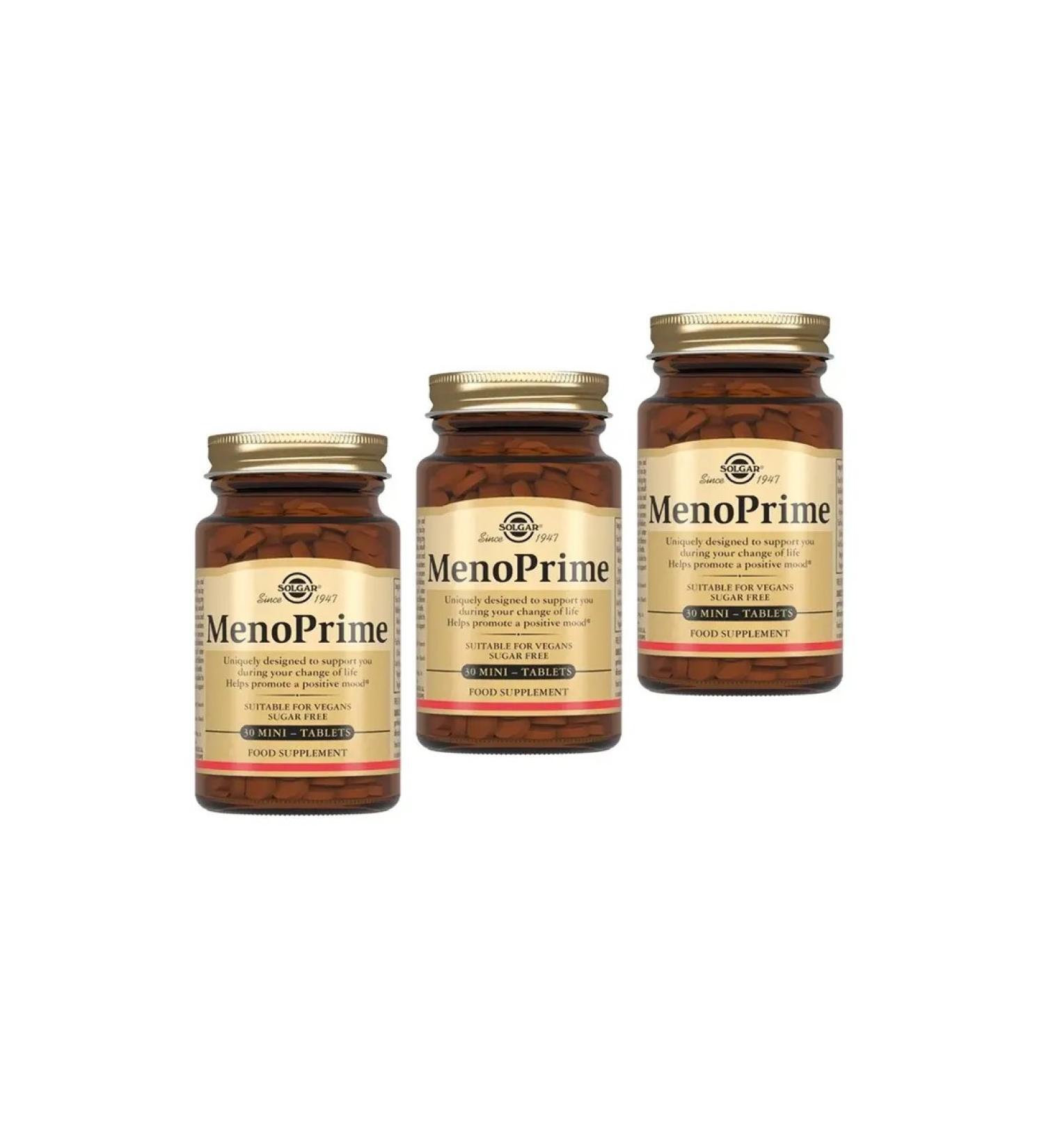 SOLGAR Meno Prime 30 tablets 3 pcs