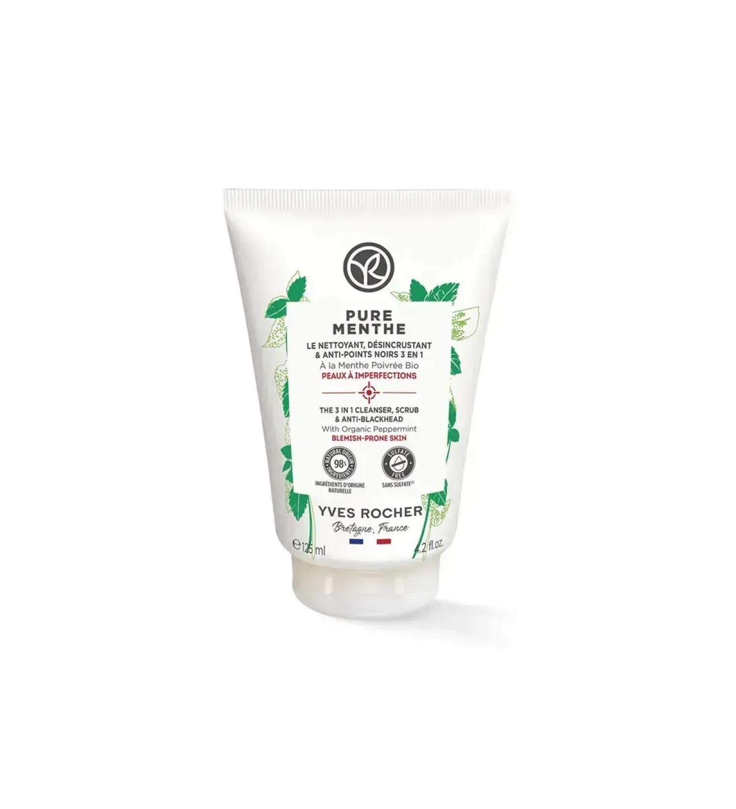 Yves Rocher Gel-gogmage for washing against black dots 125 ml