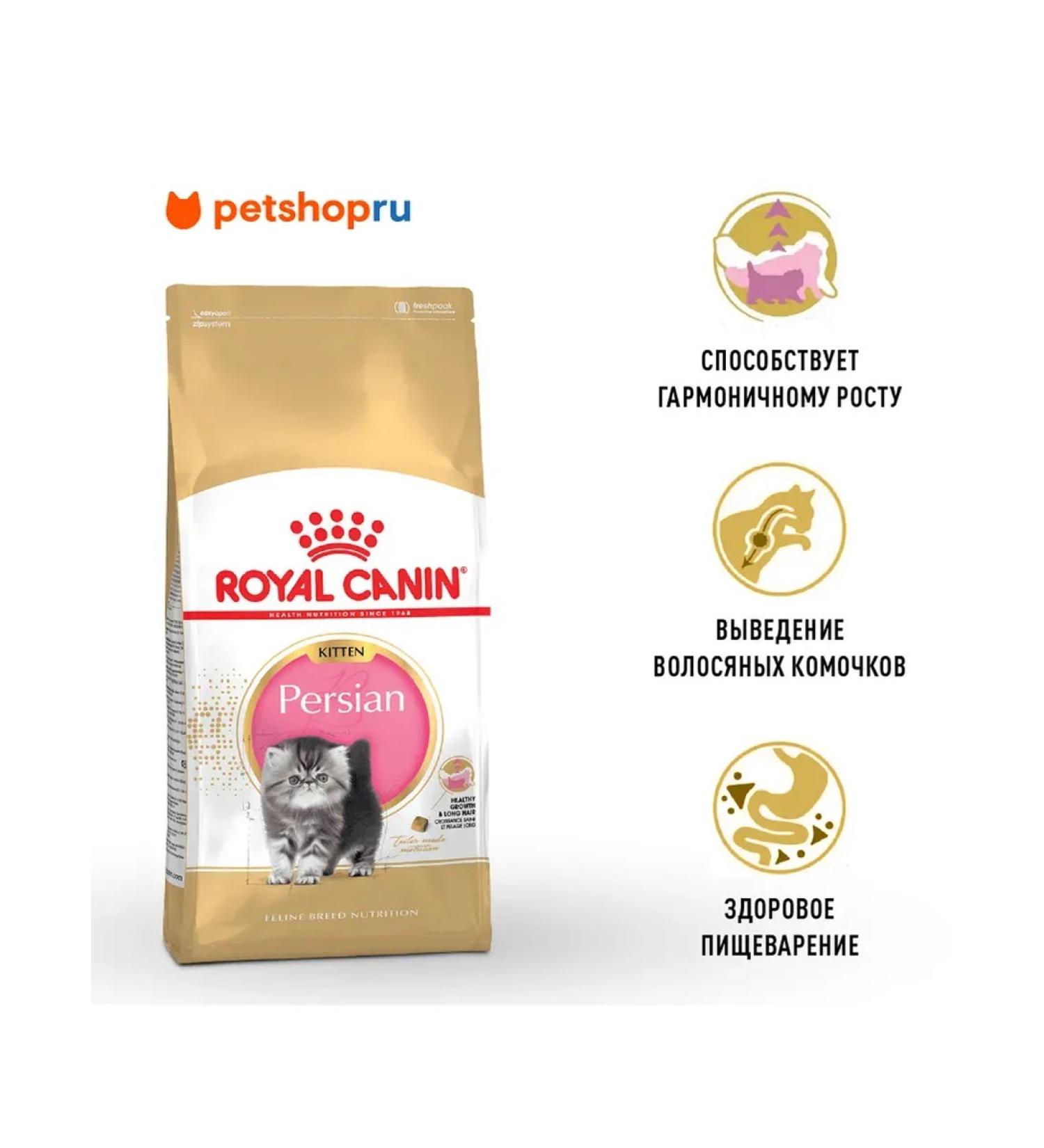 ROYAL CANIN Dry food for Persian kittens Persian Kitten up to 12 months 2kg - Buy Online on GoSupps.com