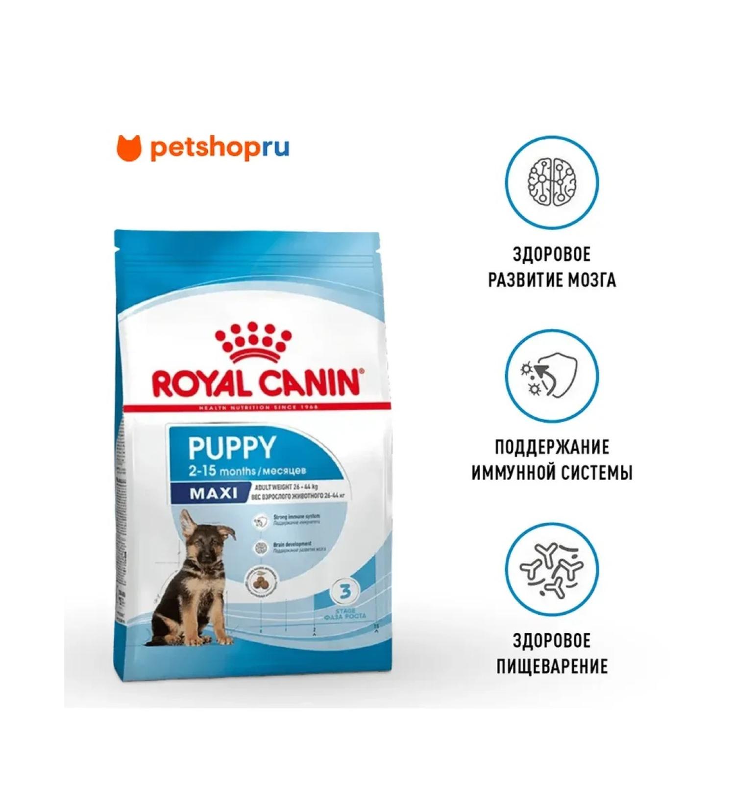 ROYAL CANIN Maxi Puppy for large species of 2-15 months 3 kg - Buy Online on GoSupps.com