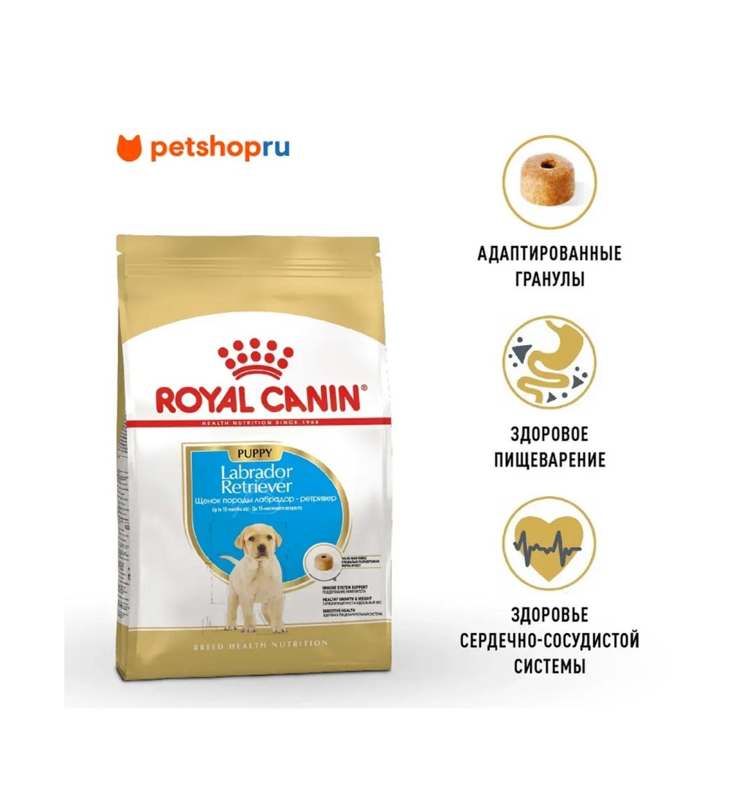ROYAL CANIN Labrador Retriever Puppy for Labrador breed puppies 12kg - Buy Online on GoSupps.com