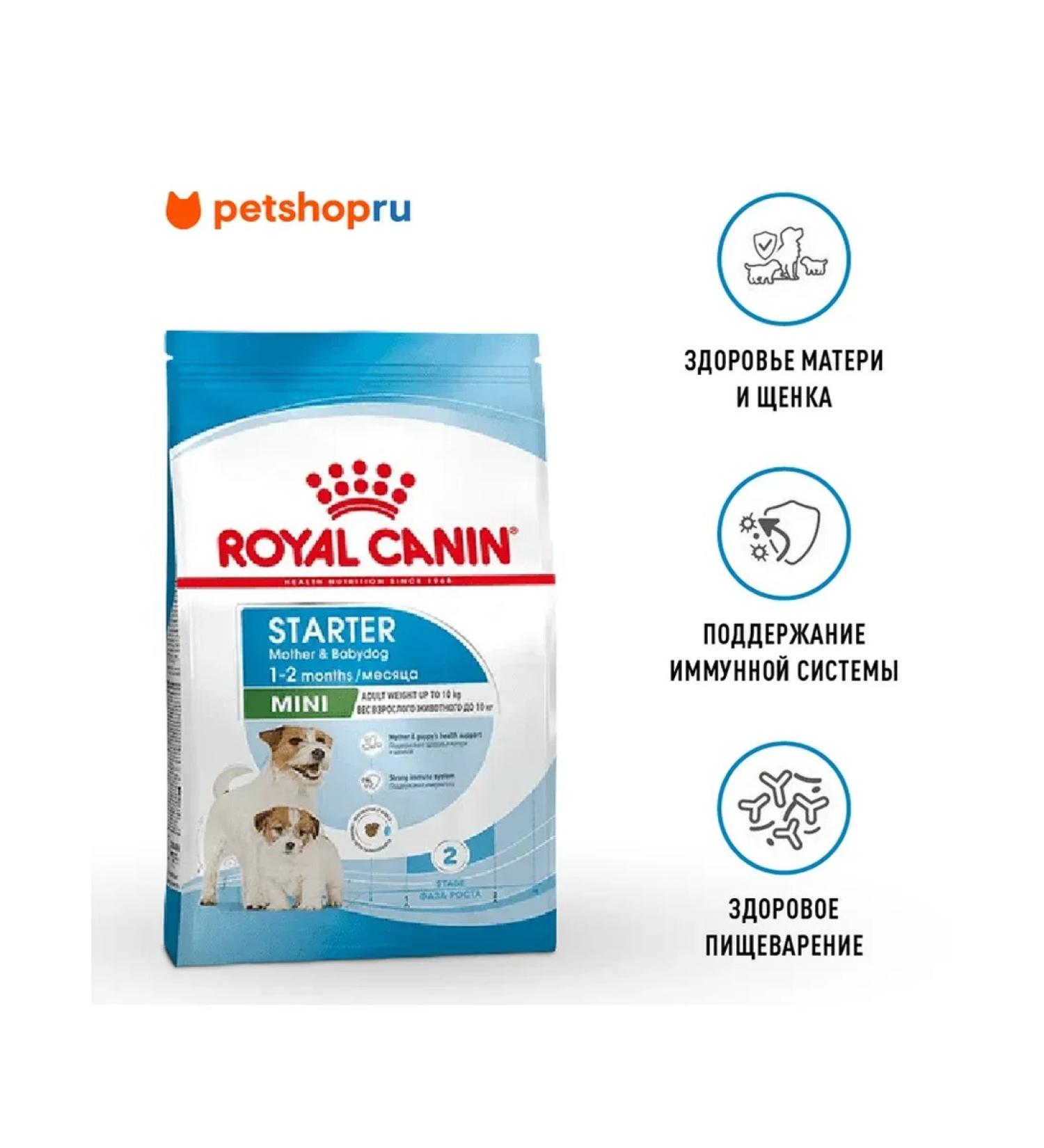 ROYAL CANIN Feed for small puppies up to 2 months Mini Starter 1 kg - Buy Online on GoSupps.com