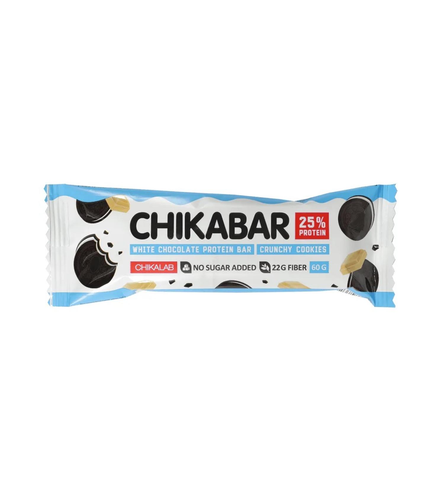 CHIKALAB Chikabar Bars with white chocolate cookies with cream