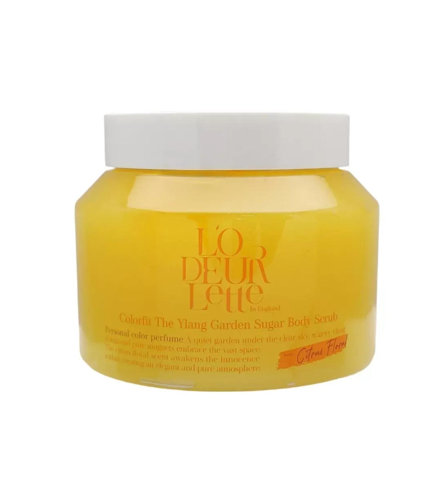 LODEURLETTE Sugar body scrub with aroma of ylang-ylang 500 g 1pc