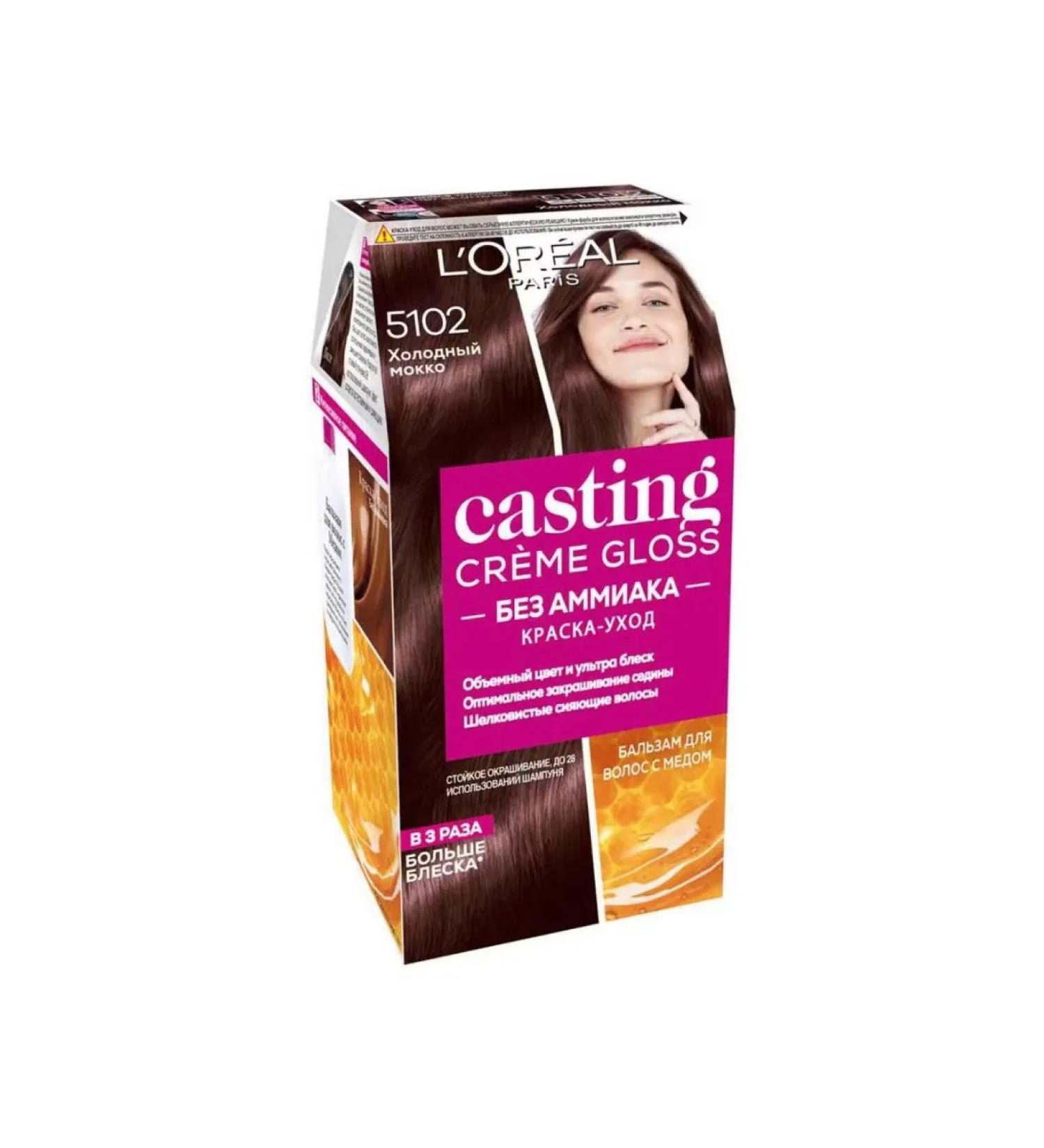 L'OREAL PARIS Casting 5102 Hair Cold Mokko 180 ml