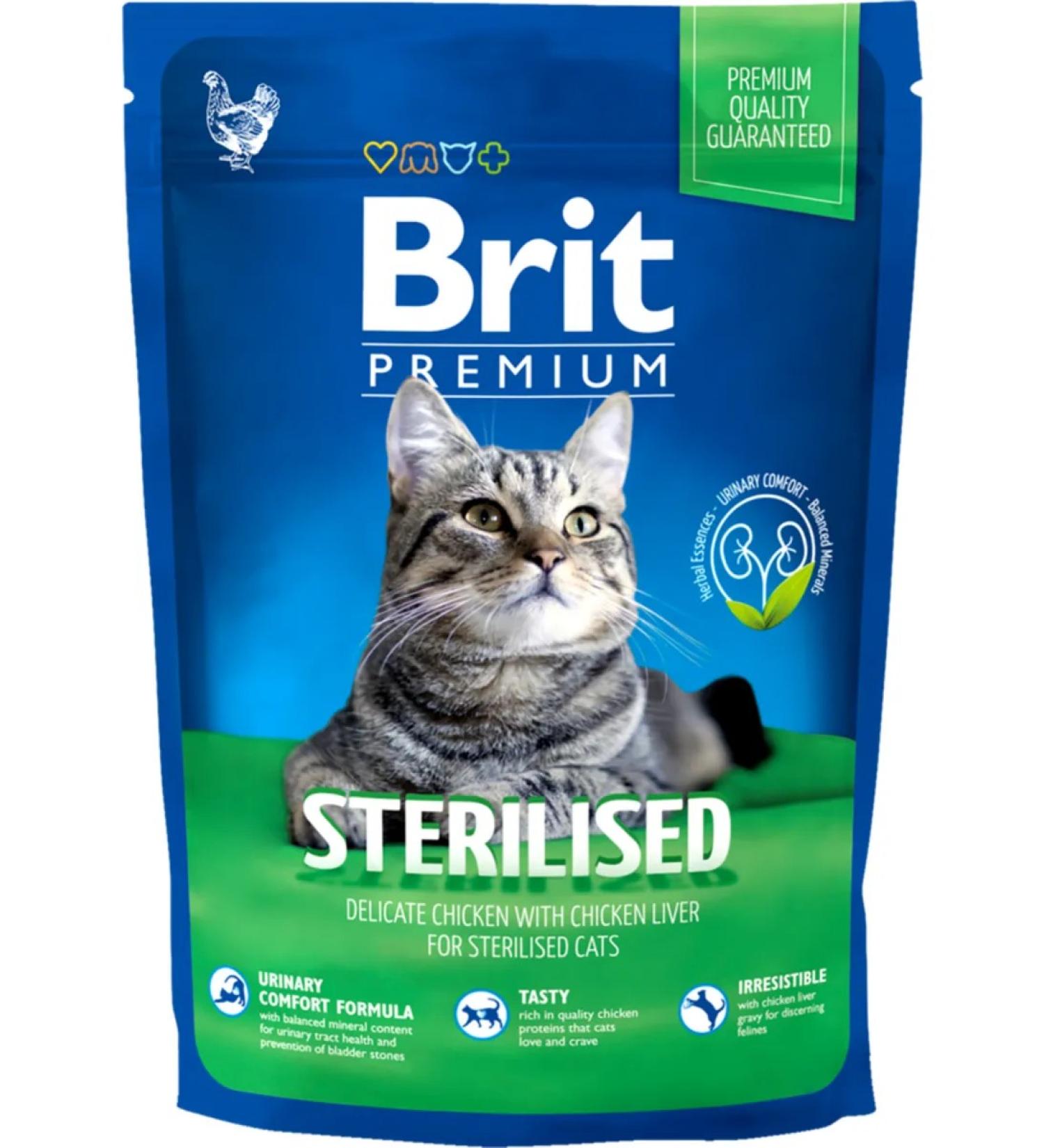 Brit Dry food for adult cats Premium Cat Sterilized with