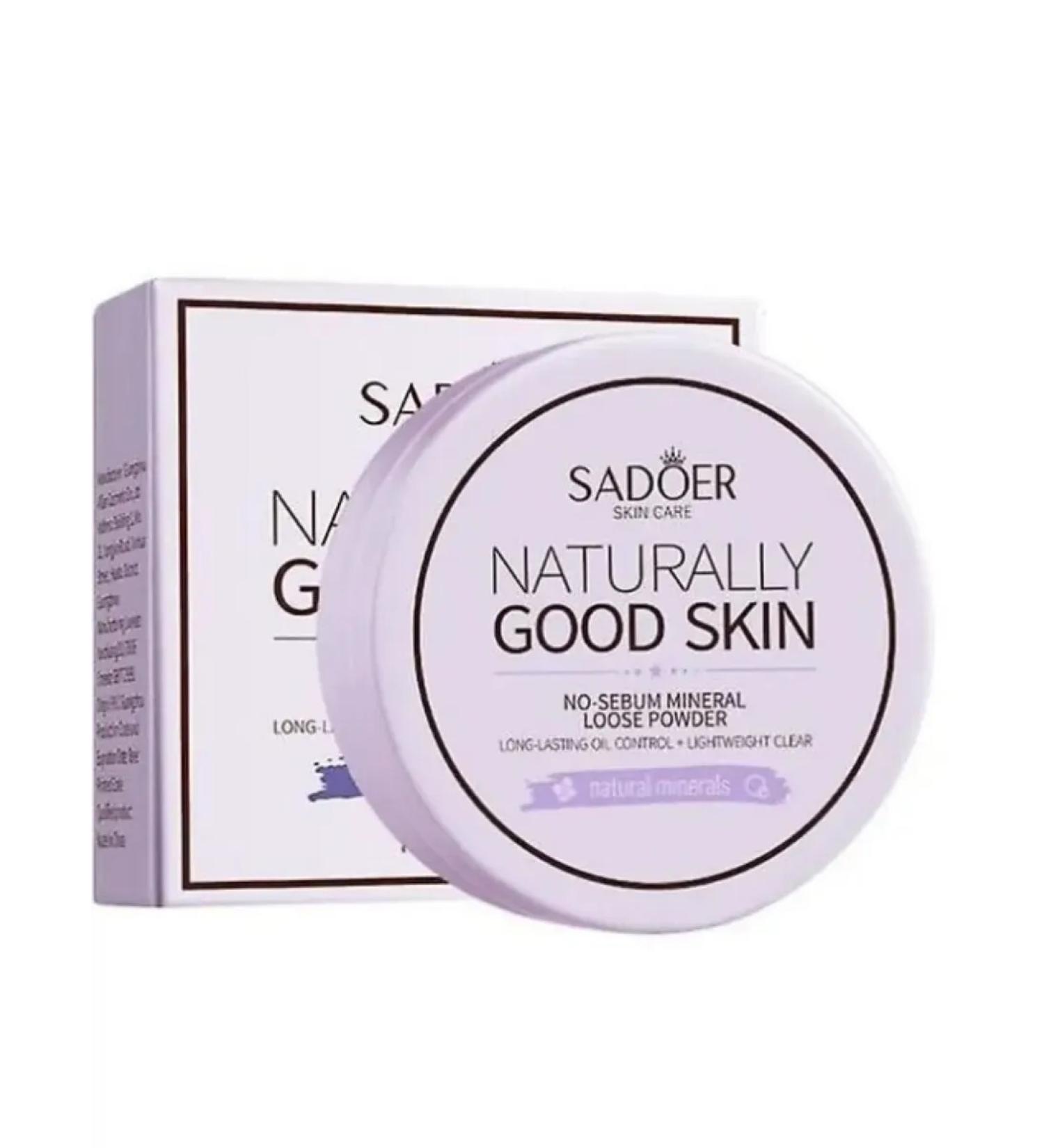 TScosmo Colorless mineral powder for a yellow skin shade