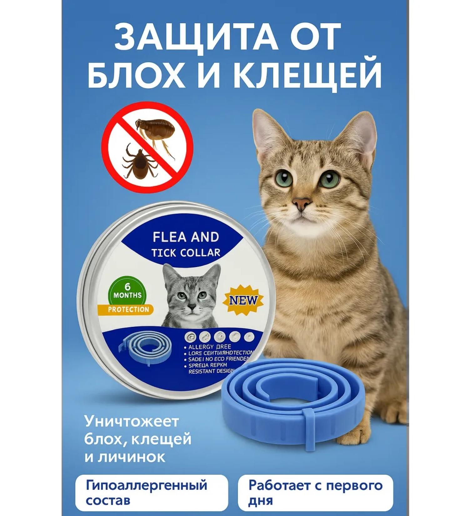 Poli Collar for cats of dogs of small breeds from ticks and fleas - Buy Online on GoSupps.com