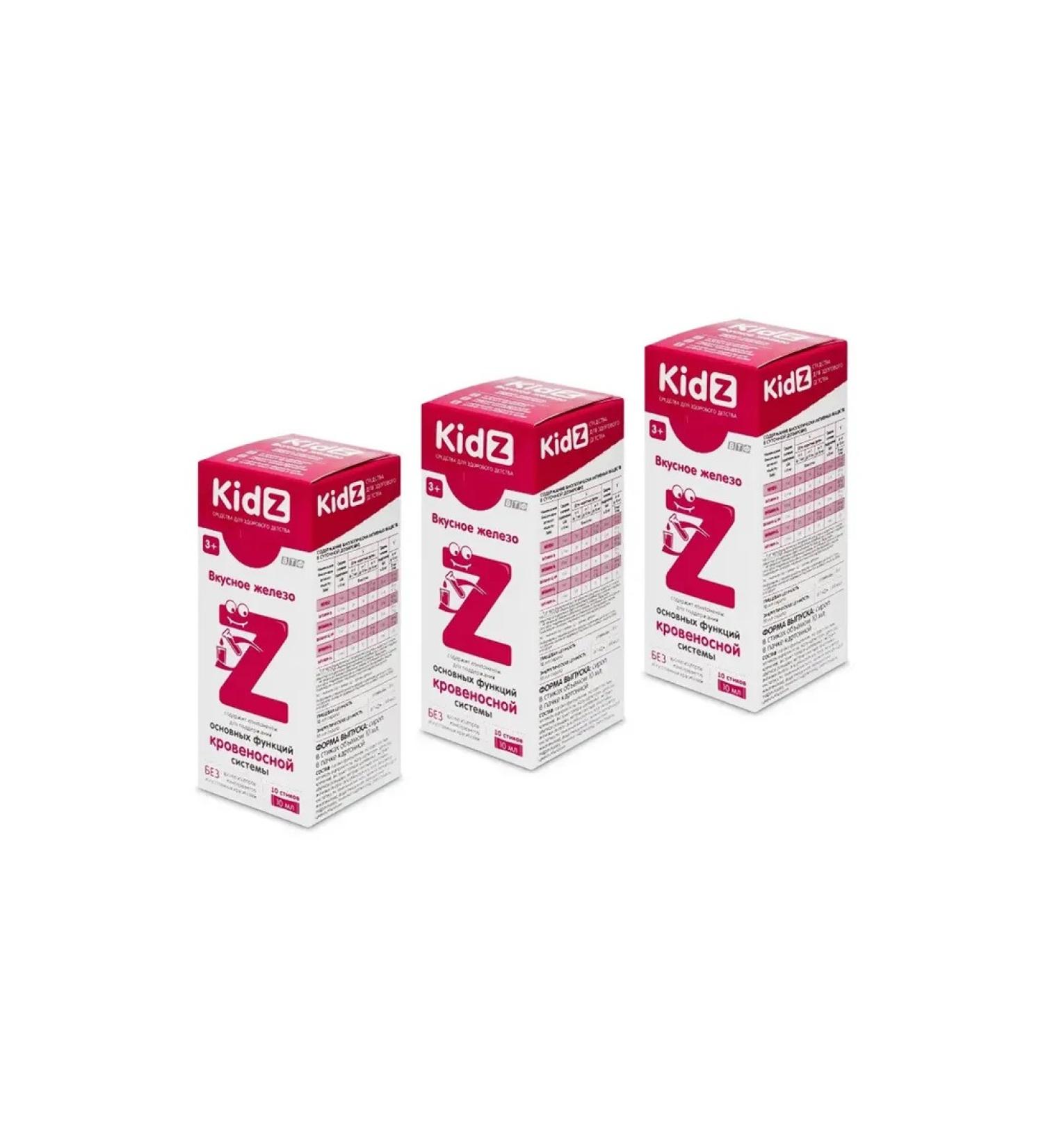 Syrup Kidz delicious iron 10 sticks 3 packages