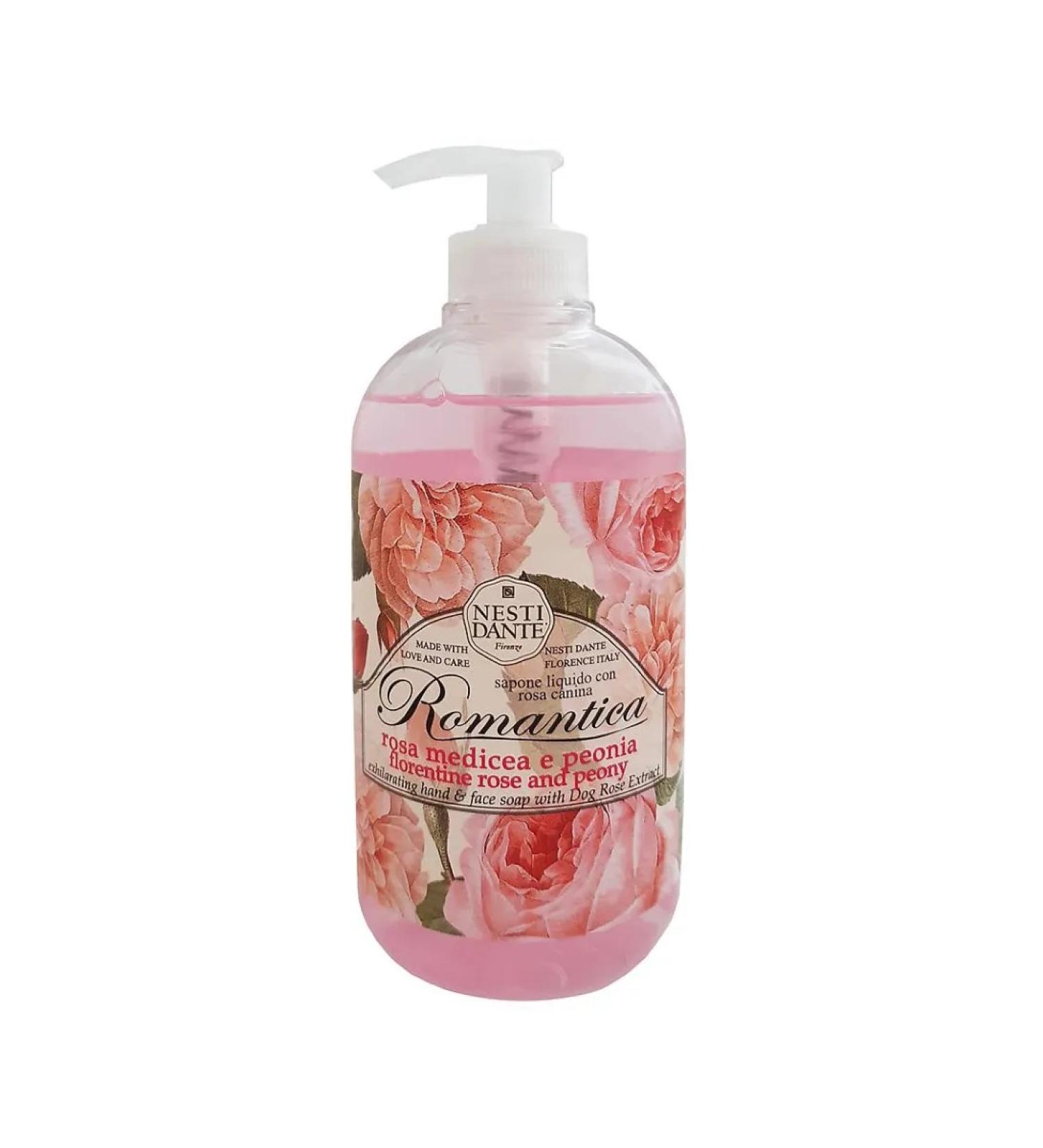 Nesti Dante Romantica Florentine Rose Liquid hand soap for hands and body 500 ml