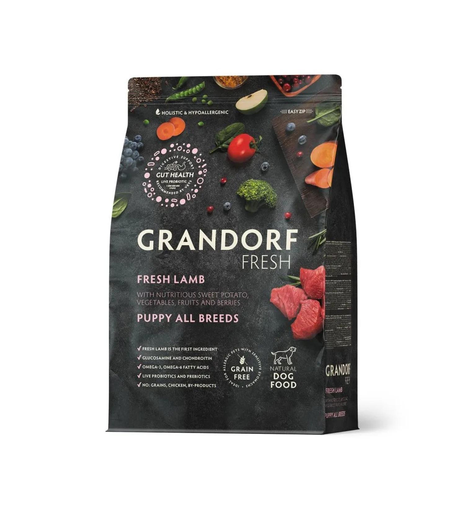 Grandorf fresh Dry food for puppies 3 kg