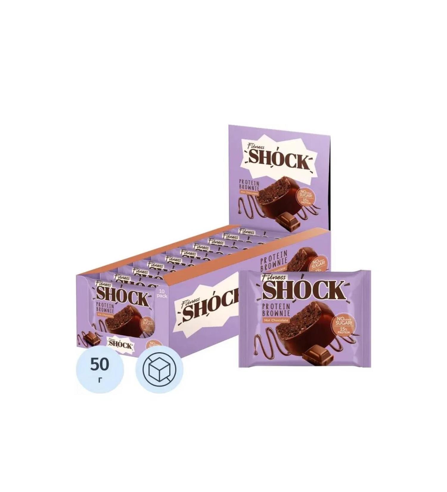 FitnessShock Brownie cookies hot chocolate