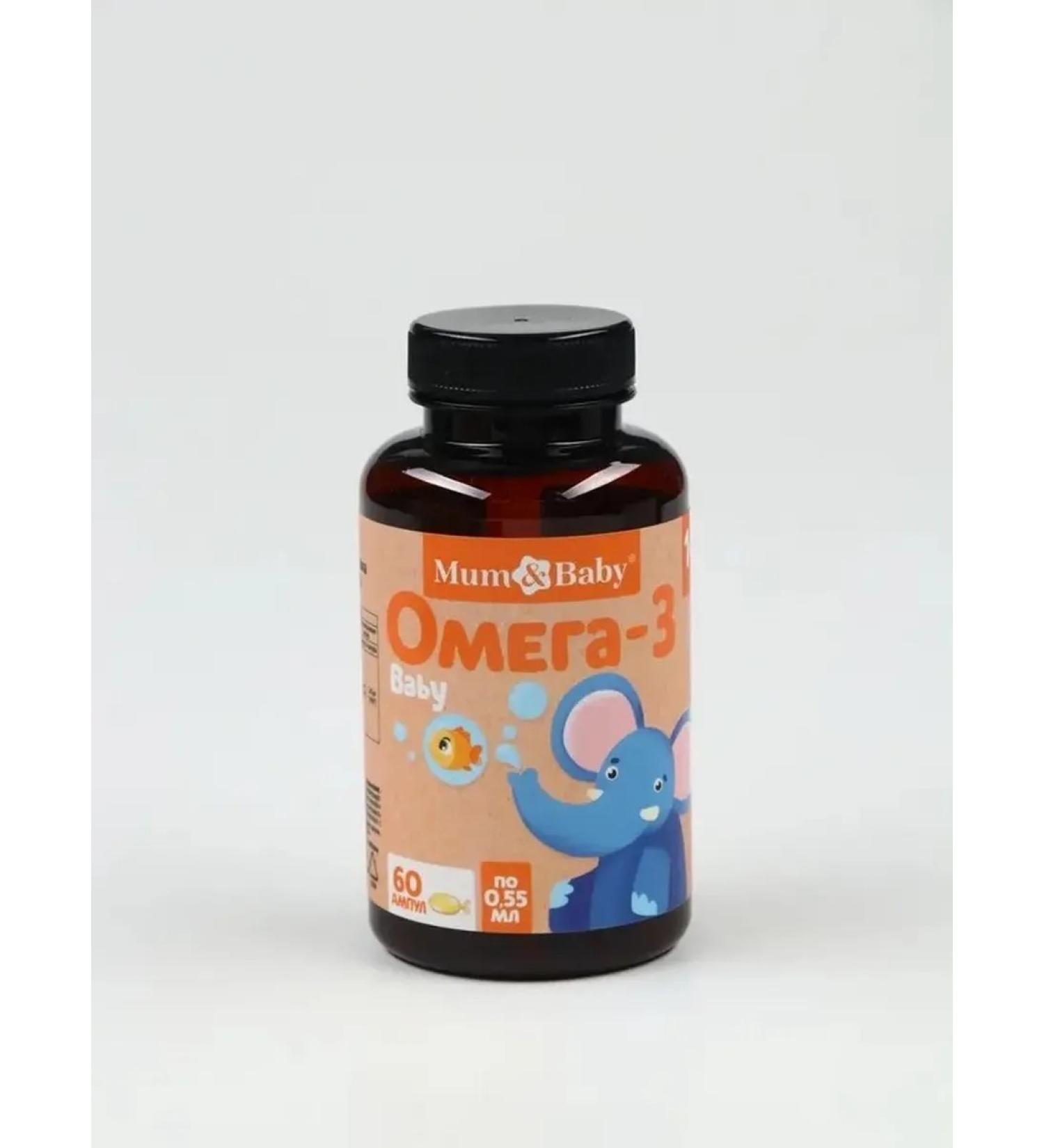 Mum&baby Omega-3 vitamins for babies 60 capsules