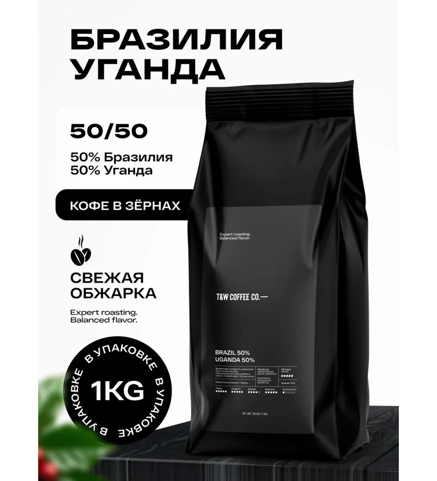 Take&Wake Coffee in Take 50 50 (Brazil Uganda) 1 kg