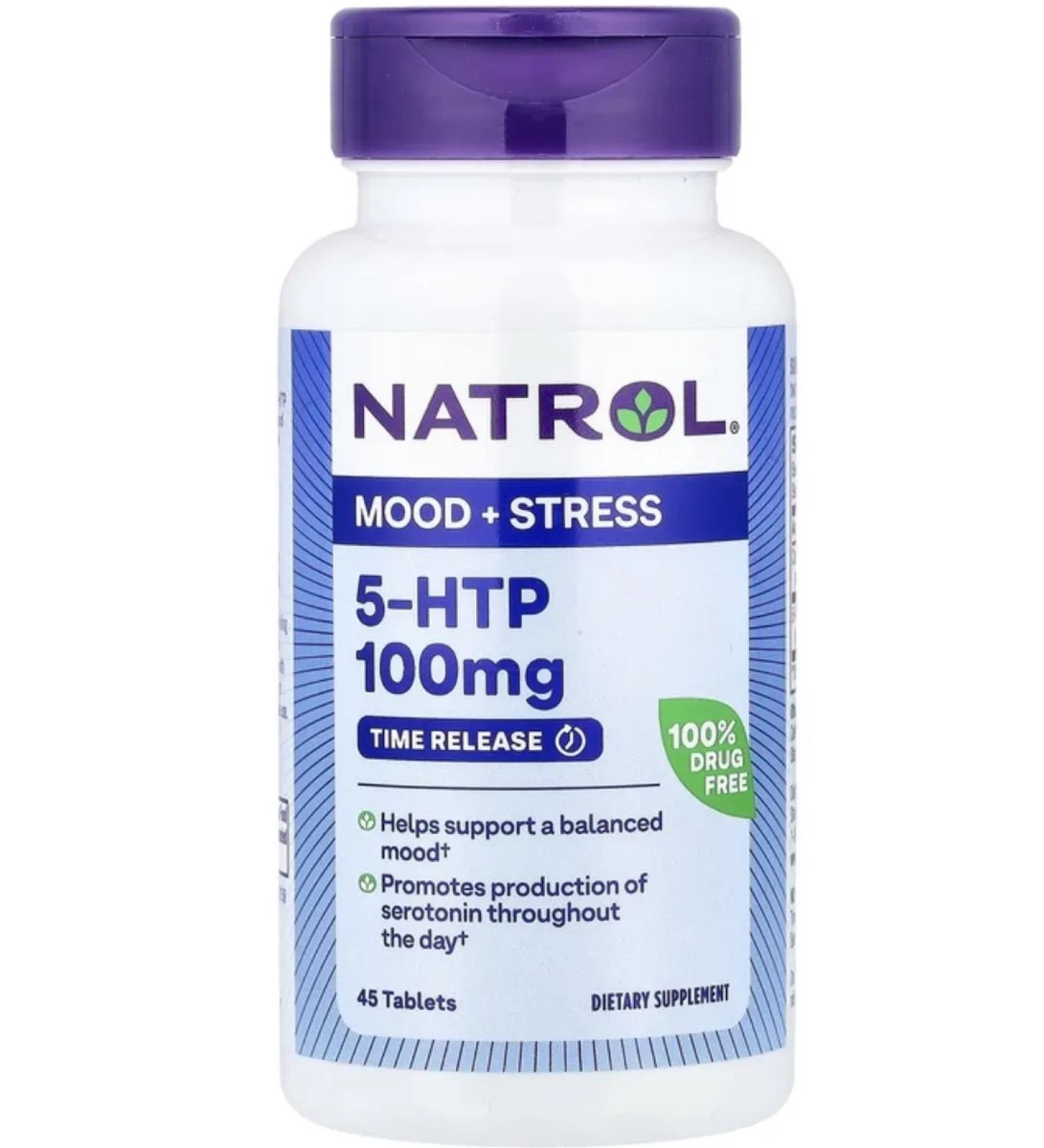 Natrol 5-HTP TR TRIPTOPHAN 100 mg 45 tablets