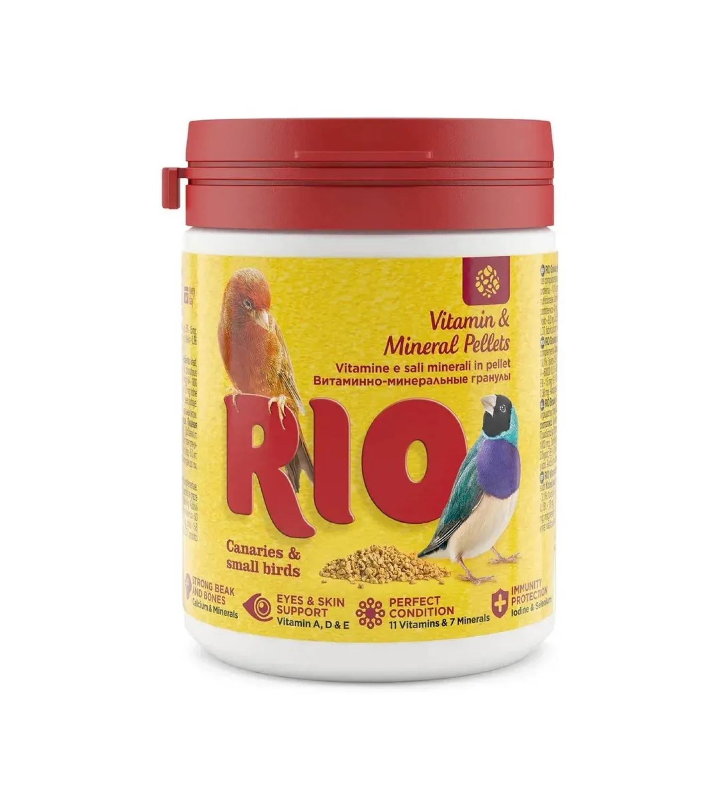 RIO Vitamin-mineral granules for small birds 120g - Buy Online on GoSupps.com