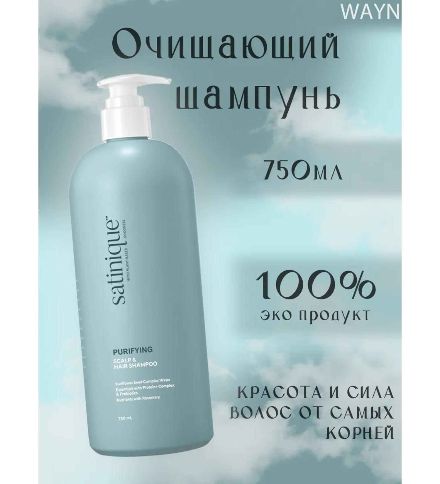 Cleaning shampoo for hair and scalp750
