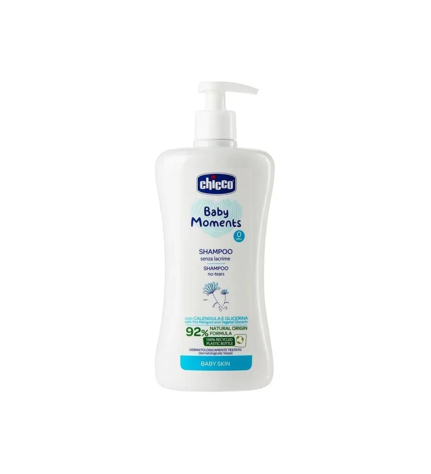 CHICCO Baby Moments shampoo without tears 500ml - Buy Online on GoSupps.com