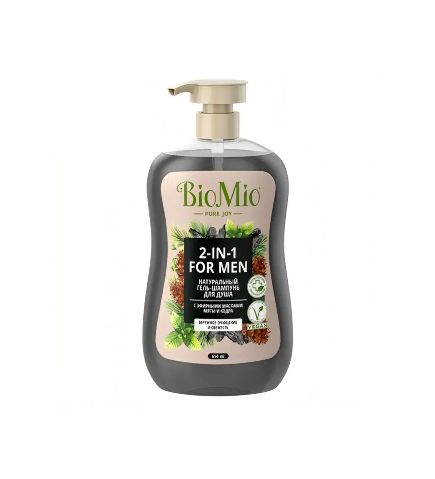 BioMio Gel-shampoo for male shower 650 ml - Buy Online on GoSupps.com