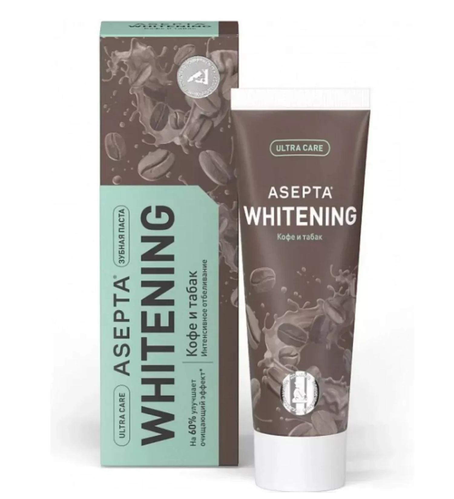 ASEPTA Plus toothpaste coffee tobacco 75 ml - Buy Online on GoSupps.com