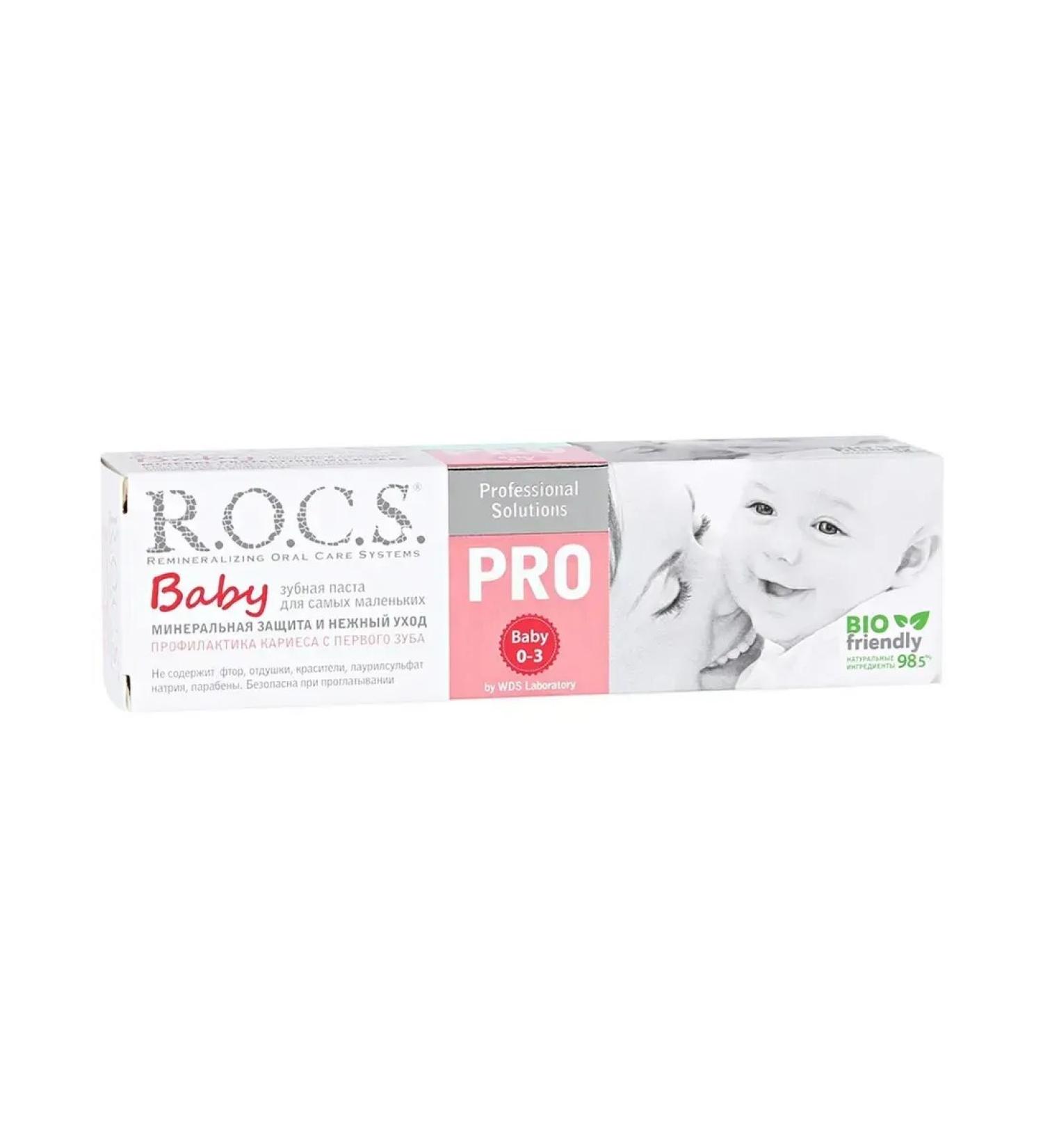 ROCS Toothpaste Pro Baby Miner Tender Care 45 ml - Buy Online on GoSupps.com