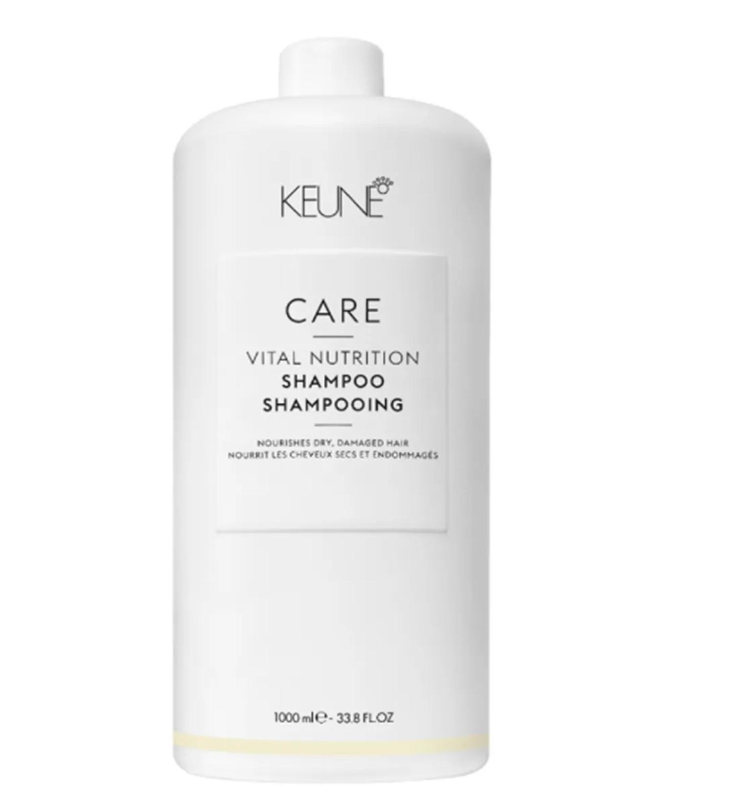 KEUNE Vital Nutrition Shampoo for all hair types 1000 ml - Buy Online on GoSupps.com