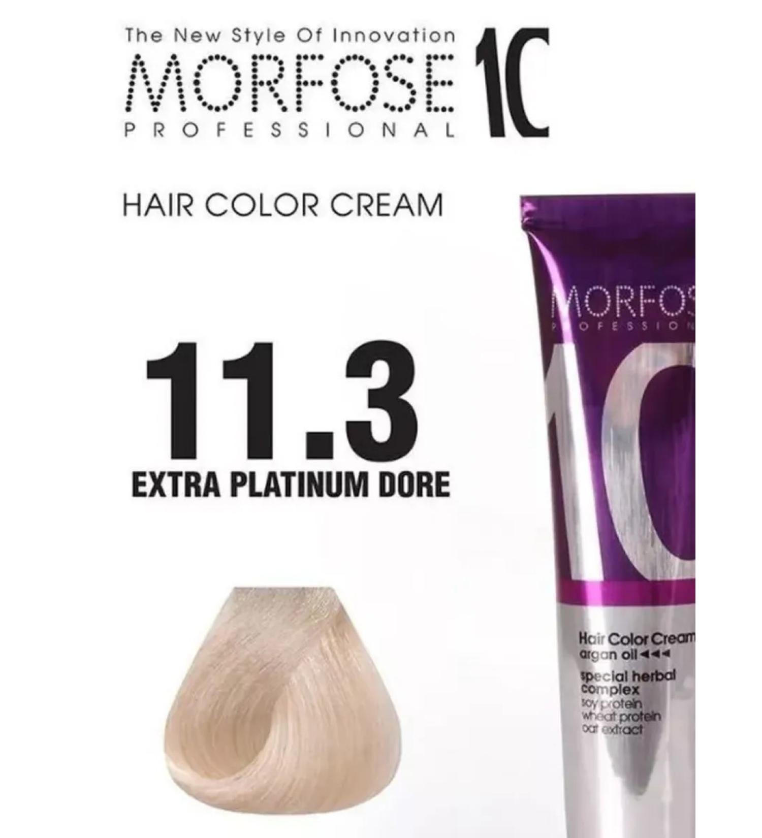 MORPHOSES Hair dye No. 11.3 Golden extra light blond 100 ml - Buy Online on GoSupps.com