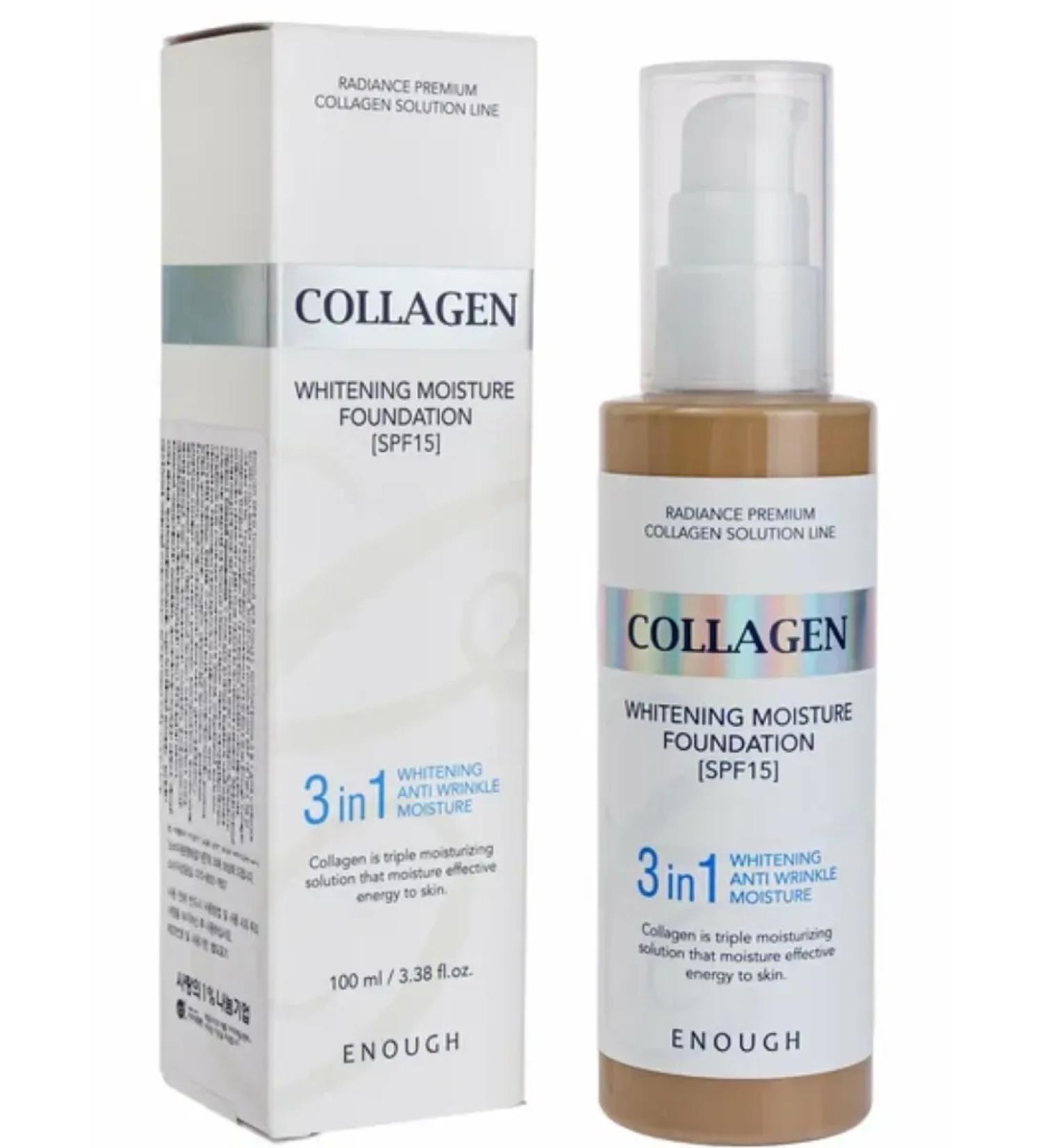 ENOUGH COLLAGEN WHITENING MOOSTURE FOUNDATION COMPLATION TOBLE 13 - Buy Online on GoSupps.com
