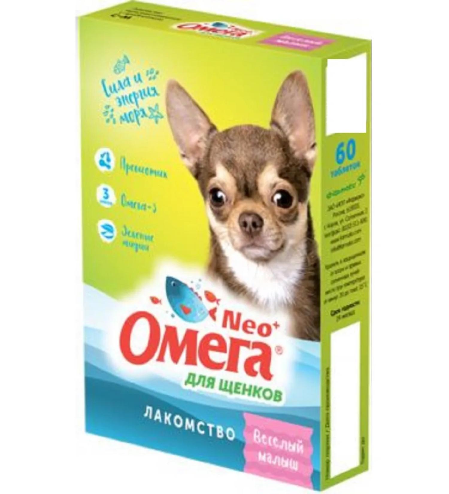 Omega Neo A treat with a prebiotic for puppies 60 tab