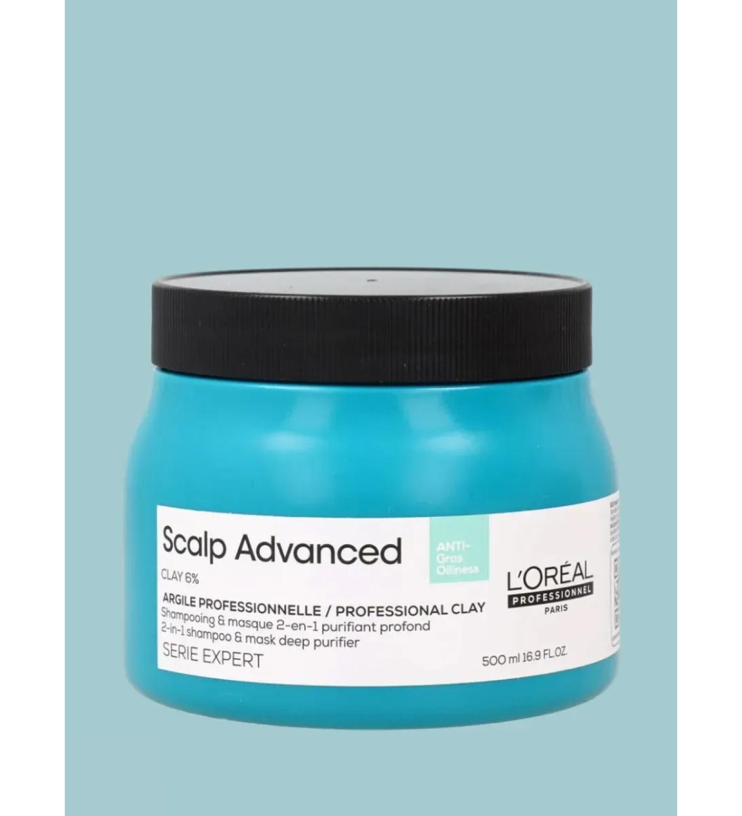 L'Oreal Professionnel Mask-shampoo with clay Anti-Oiliness 500 ml - Buy Online on GoSupps.com