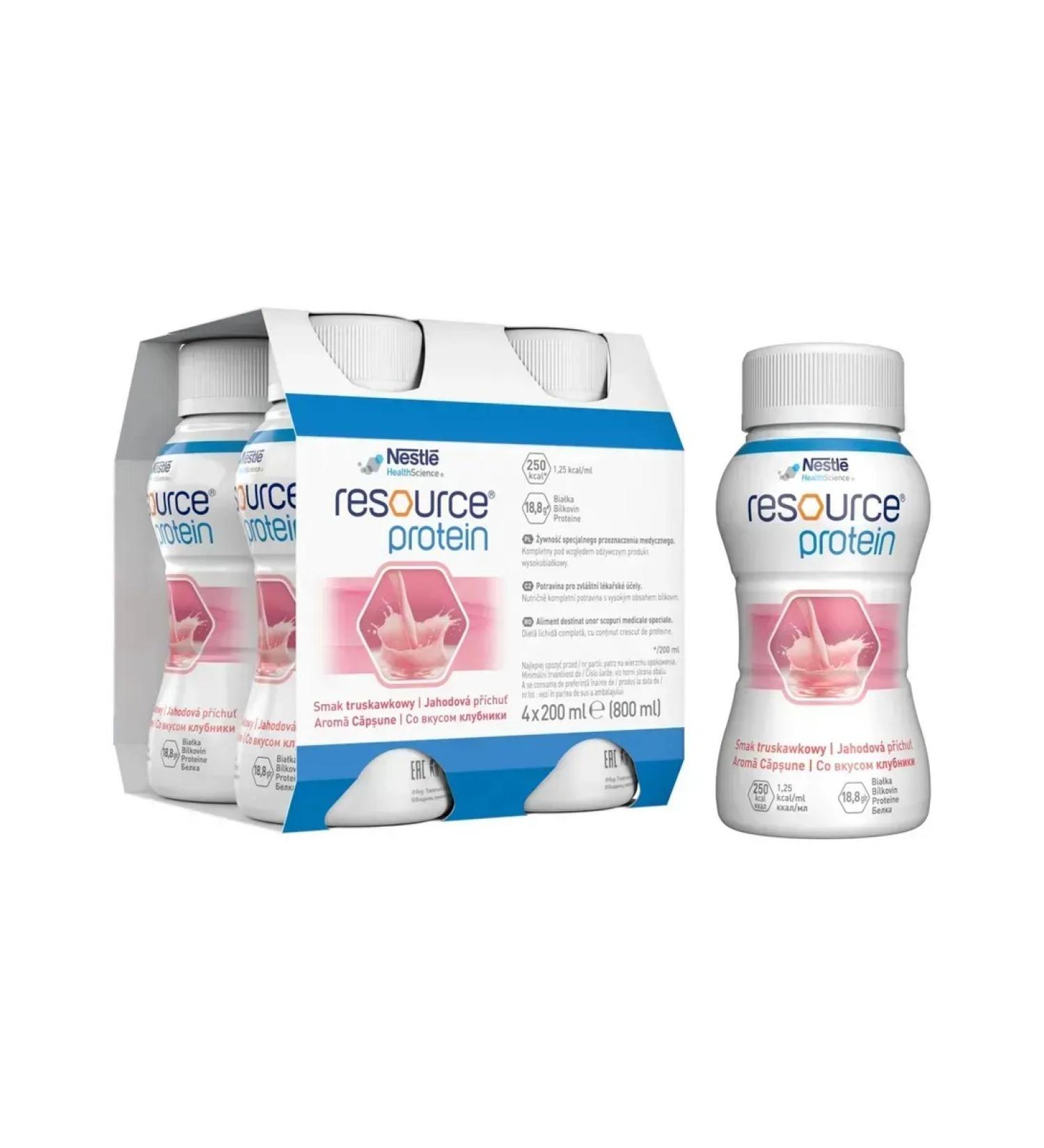 Resource protein mixture of strawberries 200 ml