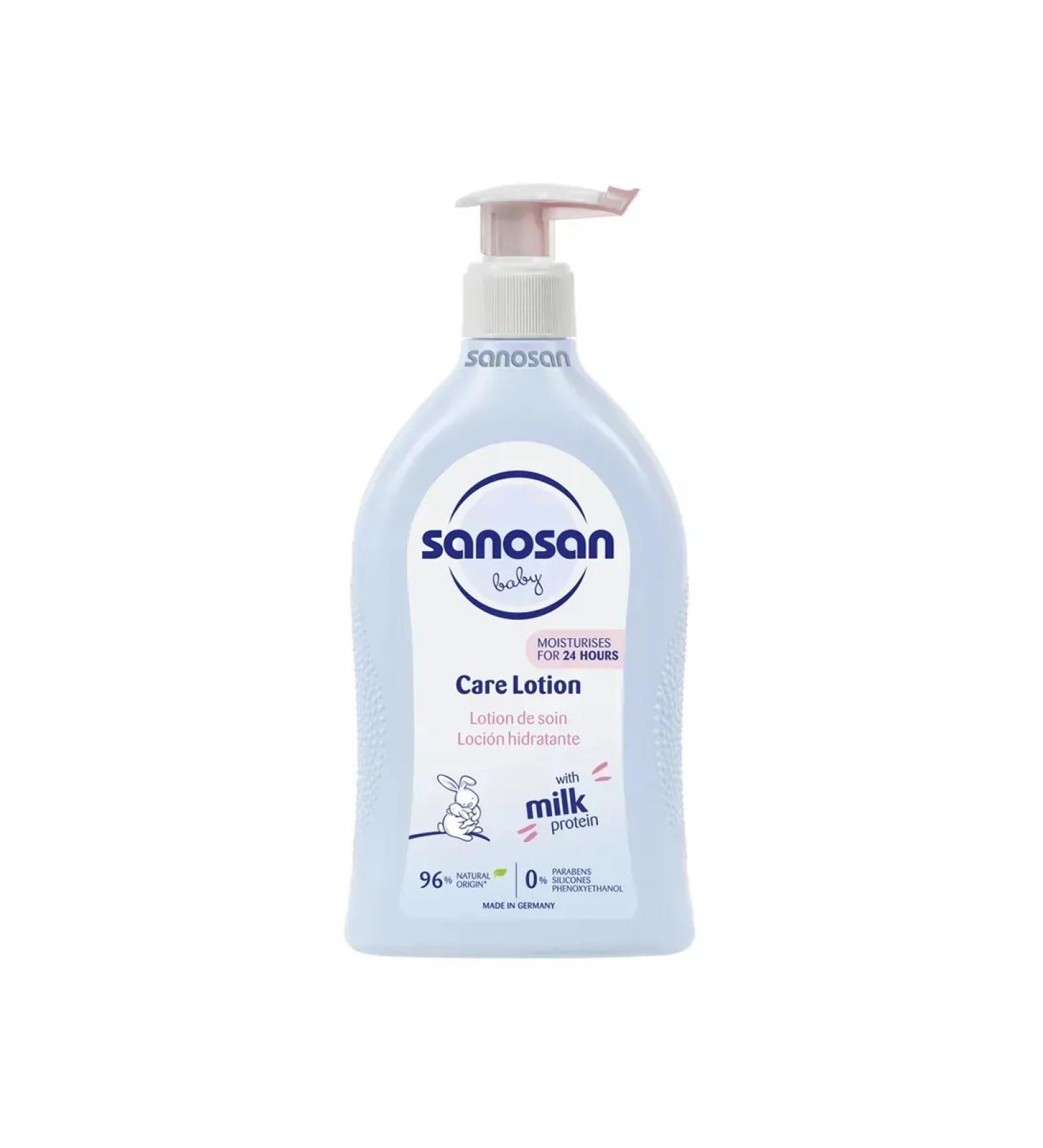 SANOSAN Moisturizing milk with panthenol 500 ml - Buy Online on GoSupps.com