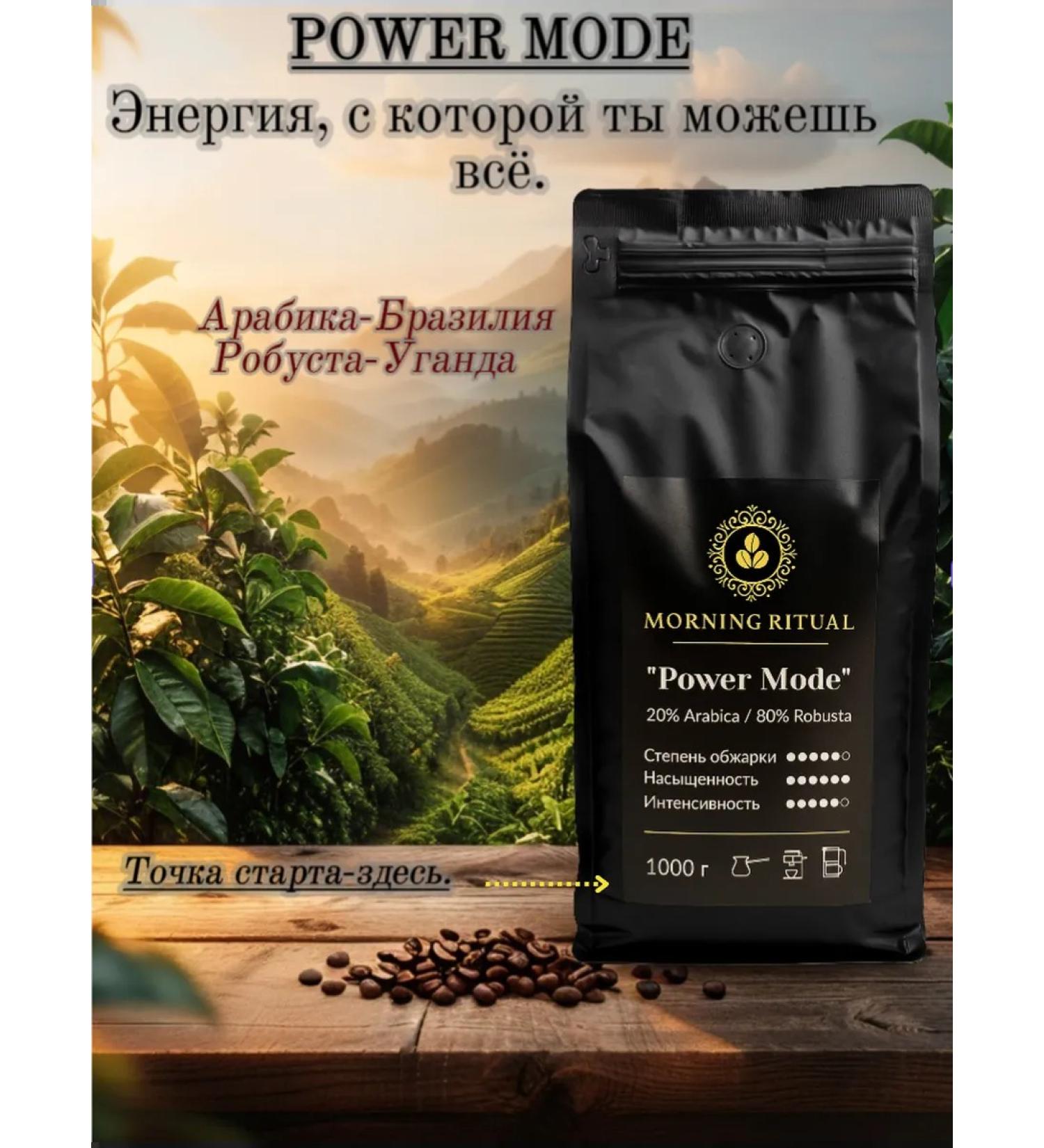 Coffee in Morning Ritual "Power Mode" 1 kg - Buy Online on GoSupps.com
