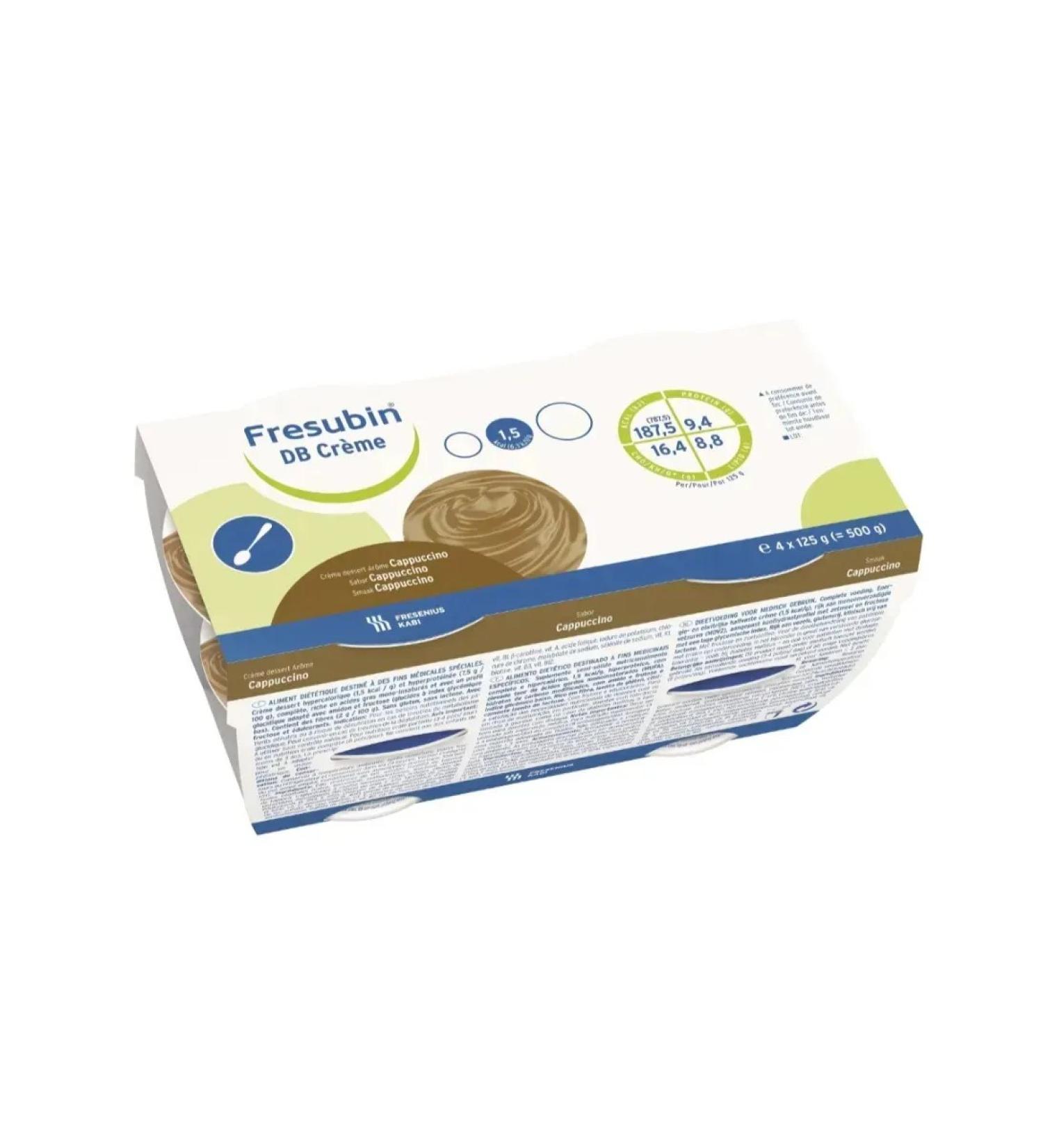 Fresubin Diabetes cream Kapuchino taste 125 ml 4 pcs - Buy Online on GoSupps.com