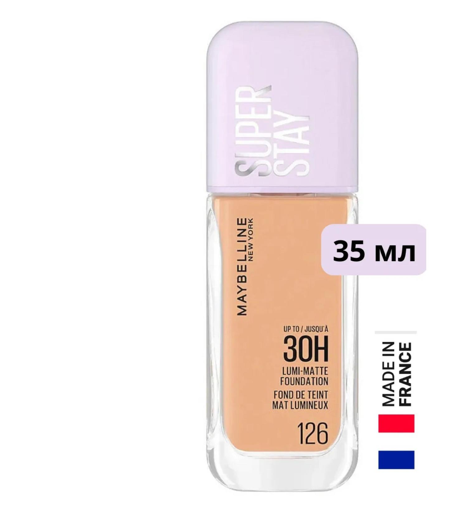 Maybelline New York MAYBELLINE Super Stay Lumi-Matte Foundation No. 126 - Buy Online on GoSupps.com