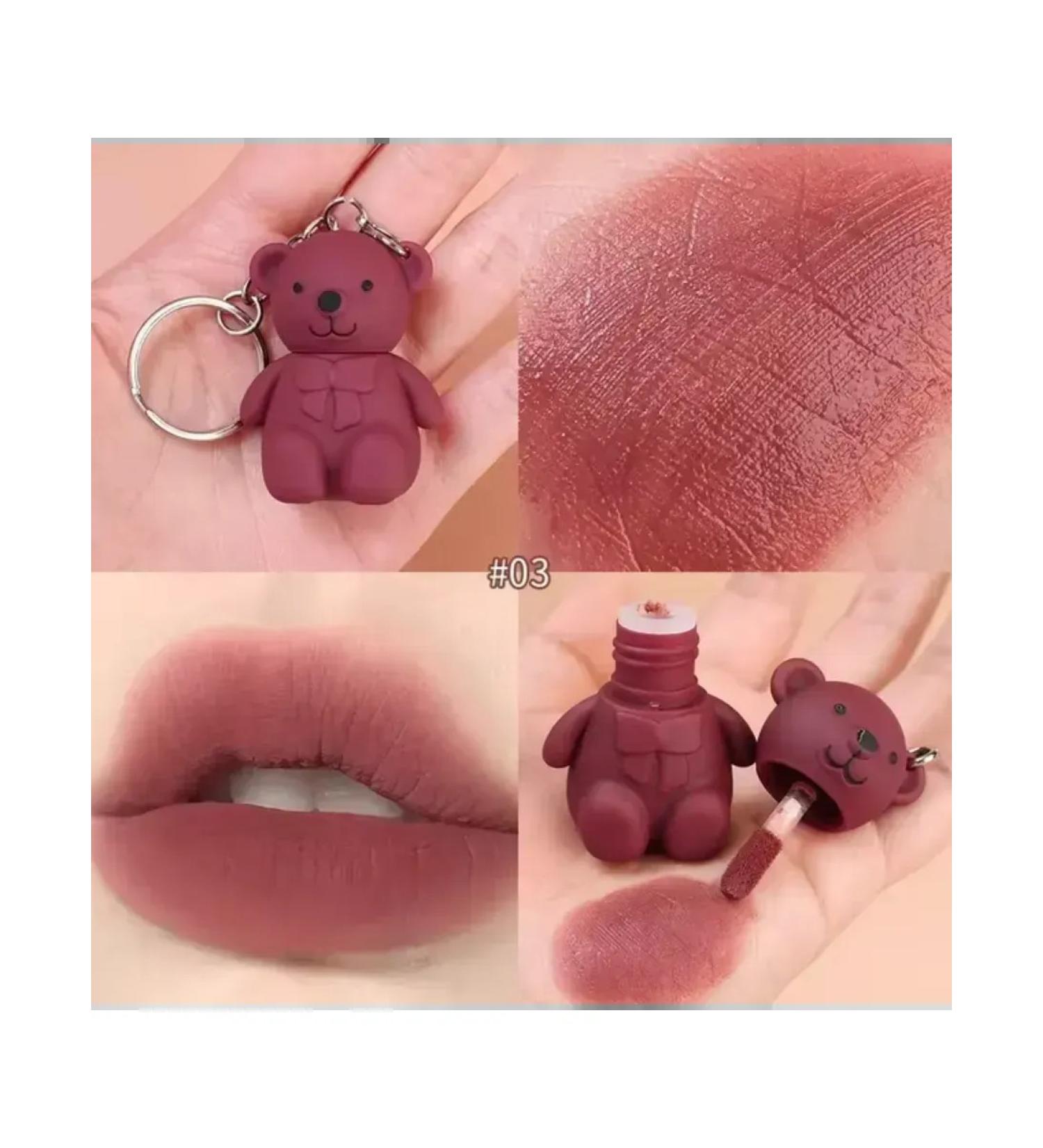 cappuvini Lipstick matte lips with a lovely bear 03 - Buy Online on GoSupps.com