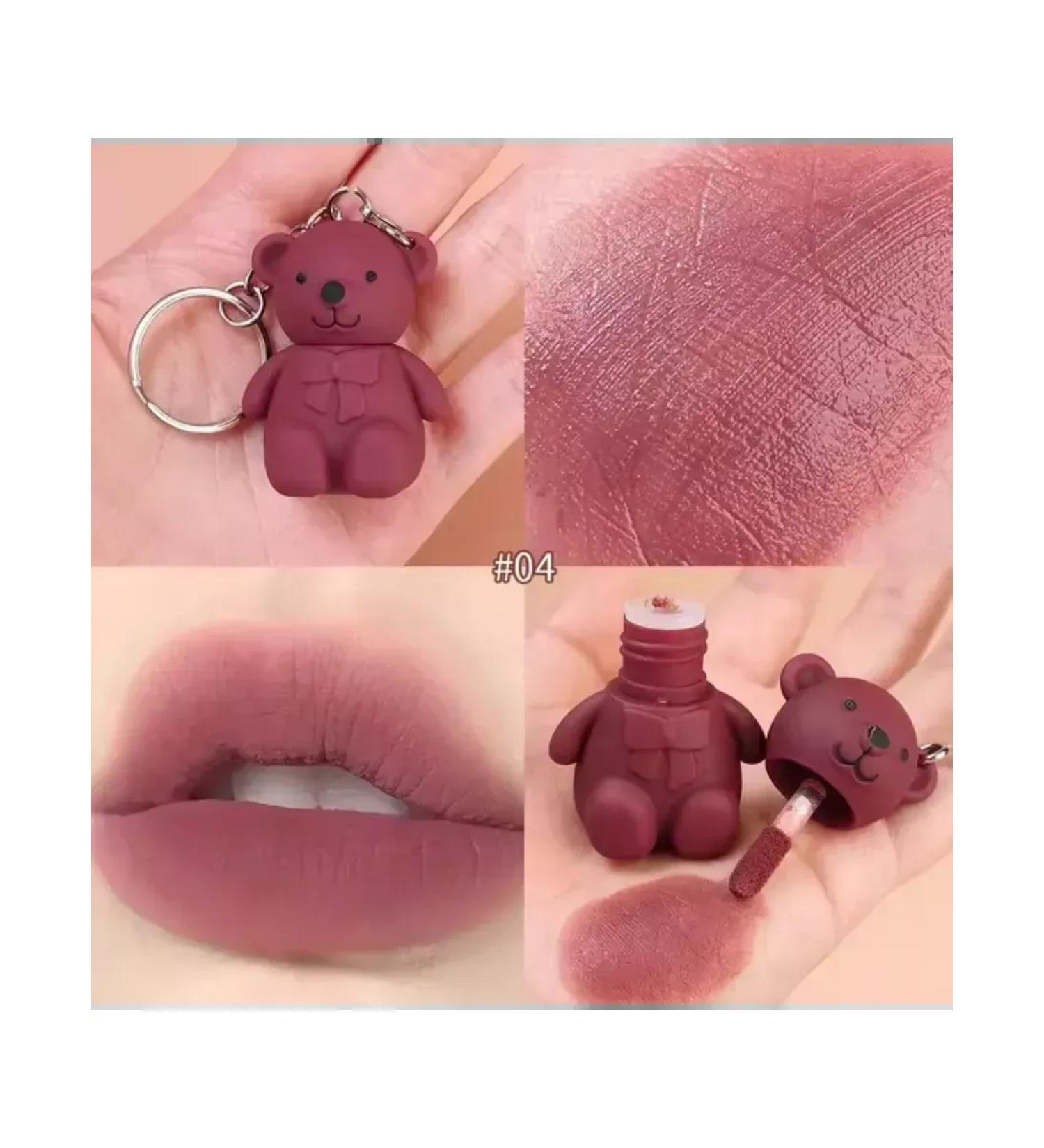cappuvini Lipstick matte lips with a lovely bear 04 - Buy Online on GoSupps.com
