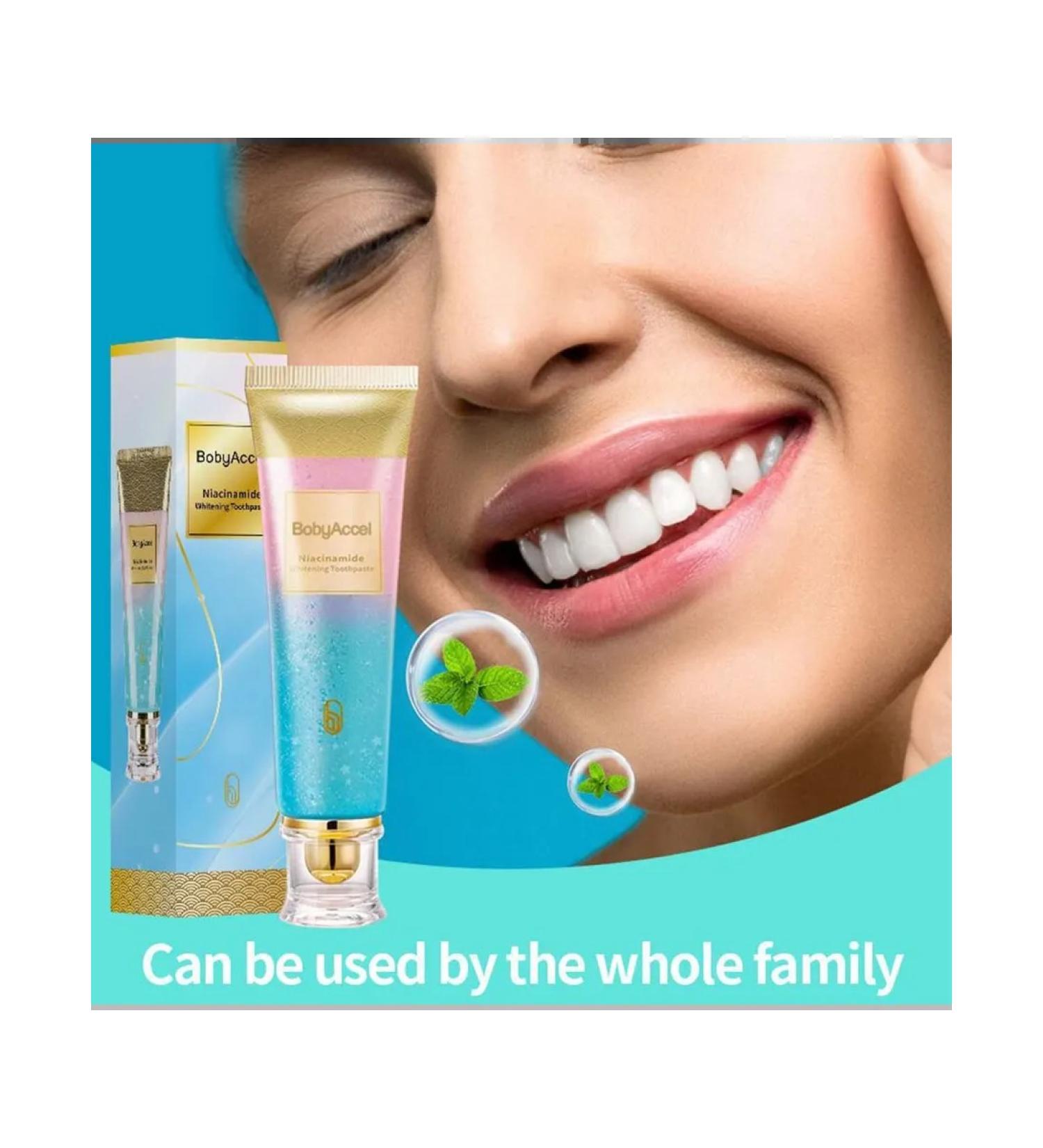 Toothpaste 100 g with niacinamide for bleaching fresh - Buy Online on GoSupps.com