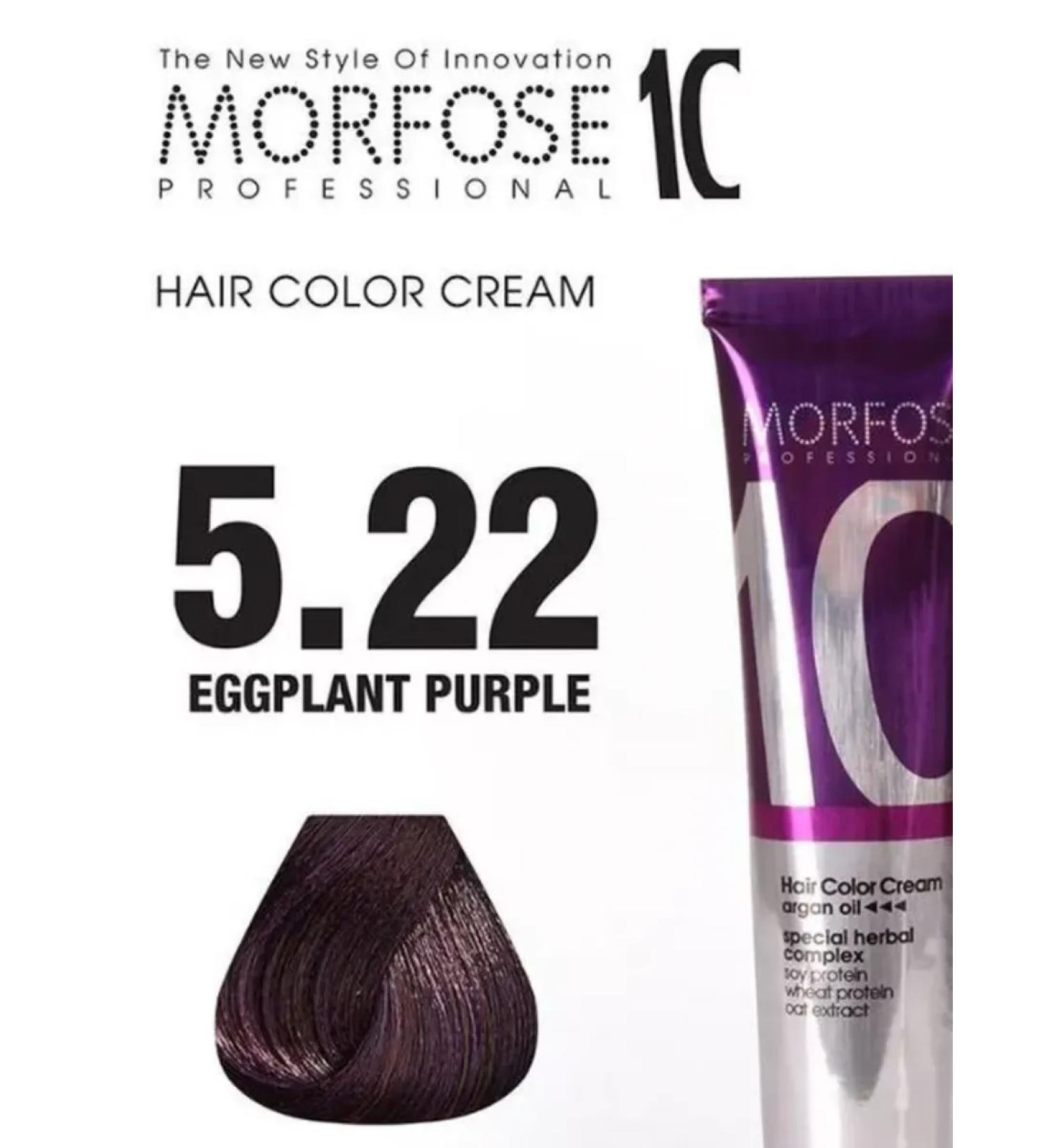 MORPHOSES Cream paint 5.22 Intensive purple light brown -haired 100ml - Buy Online on GoSupps.com