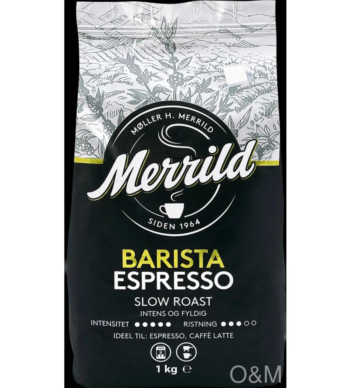 Grain coffee Merrild Barista EspressoKg 3pcs - Buy Online on GoSupps.com