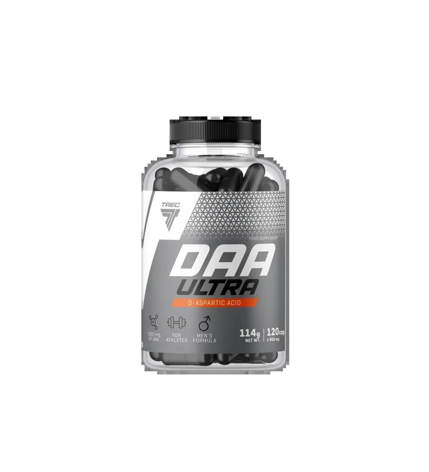 Trec Nutrition Yeah D Asparginic acid TREC DAA Ultra 120 Caps - Buy Online on GoSupps.com