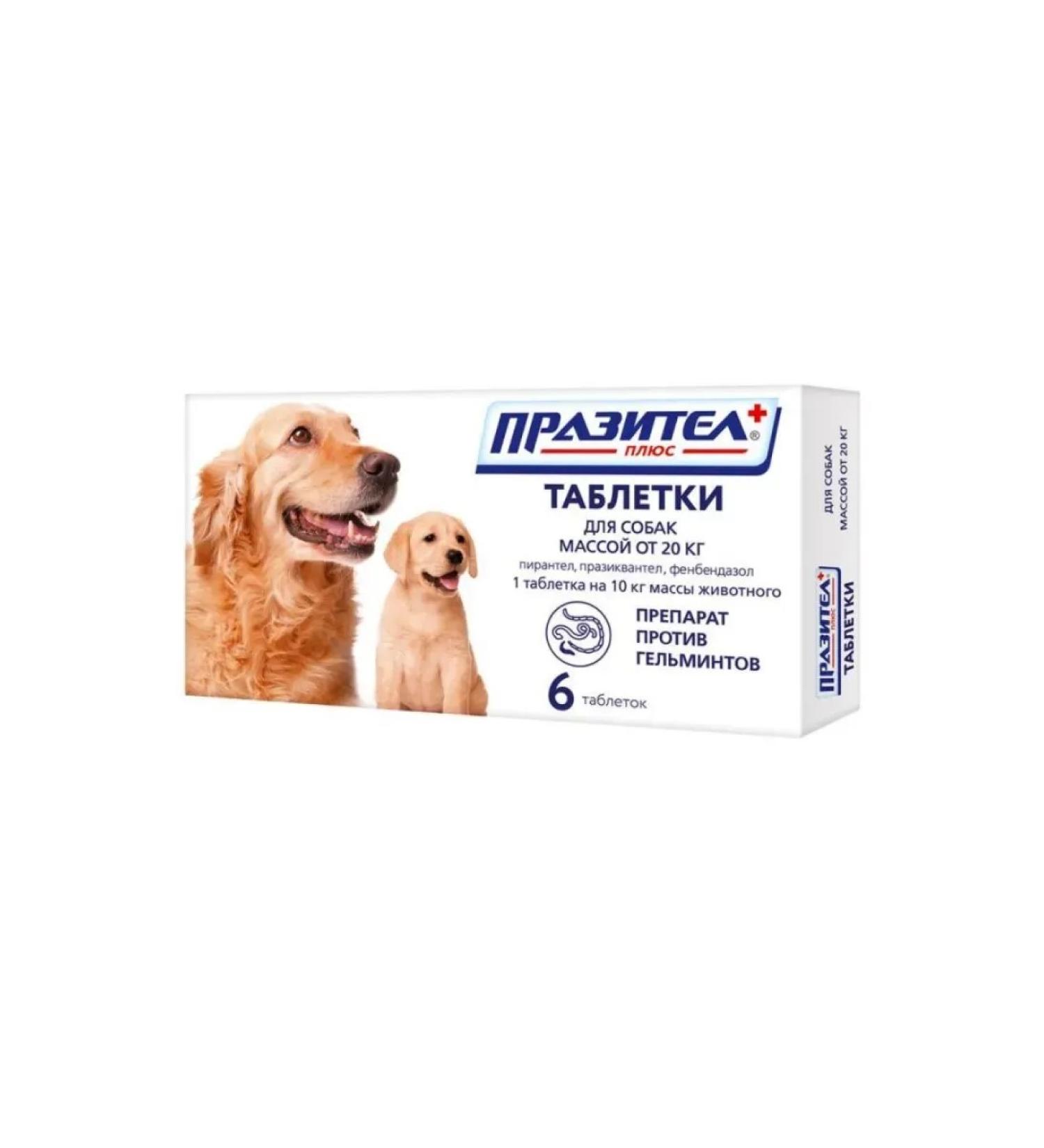 Astrapharm Prasitel Plus for dogs from 20 kg tablets No. 6