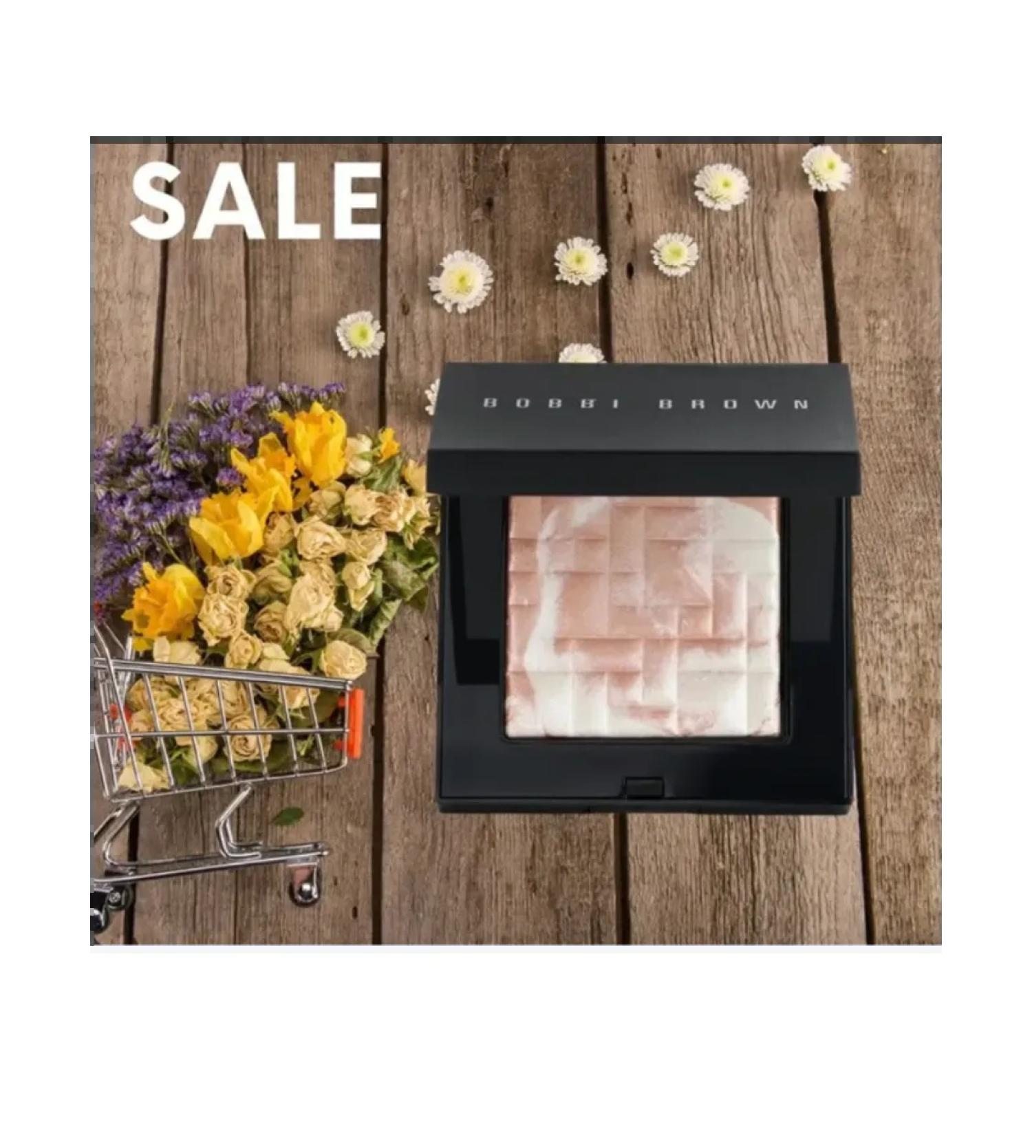 BobbiBrown Highlighting Powder Pink Glowing Gallow Mini-Pugs