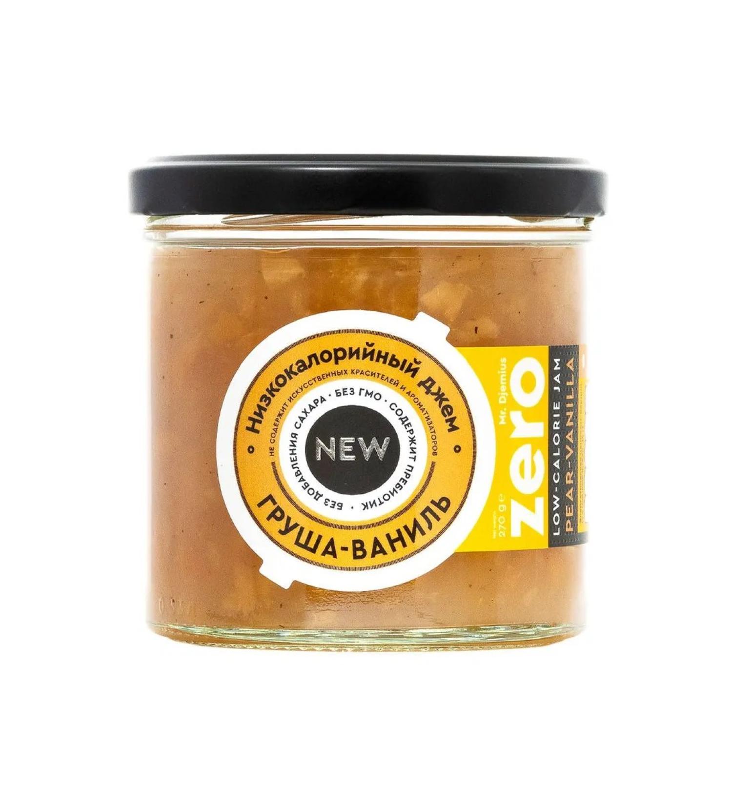 Jam mr djemius zero pear vanilla low -calorie